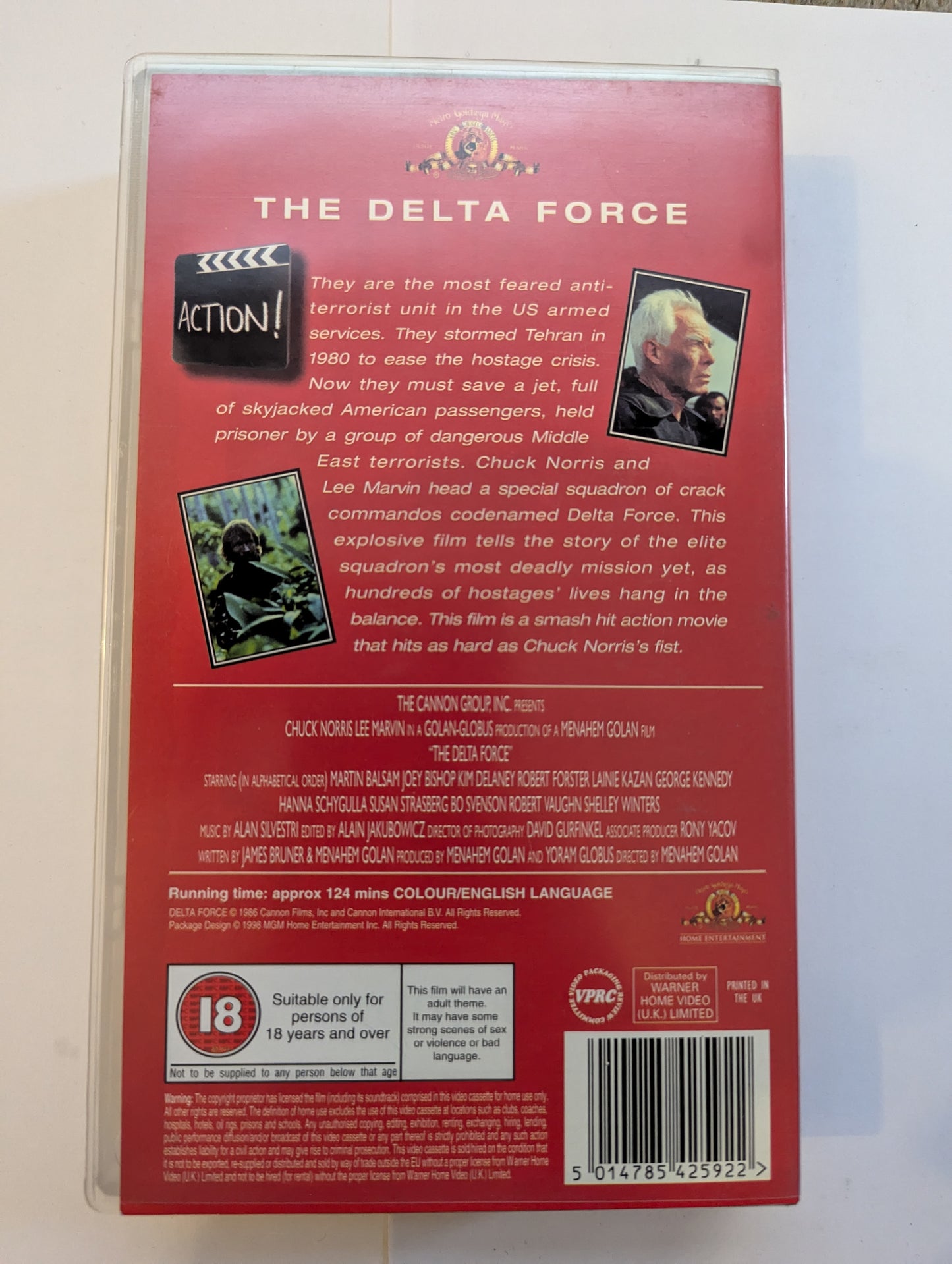 Delta Force (1986) VHS Video