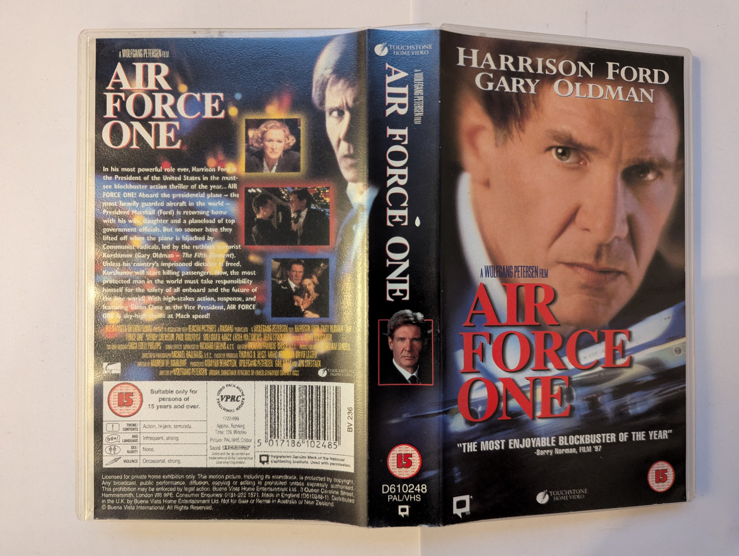 Air Force One (1997) VHS Video