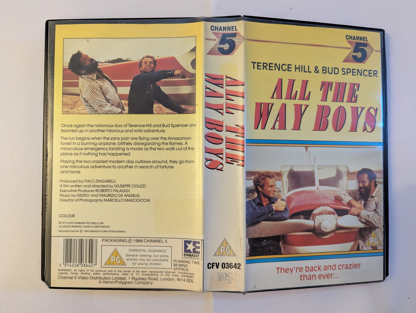 All The Way Boys (1972) VHS Video