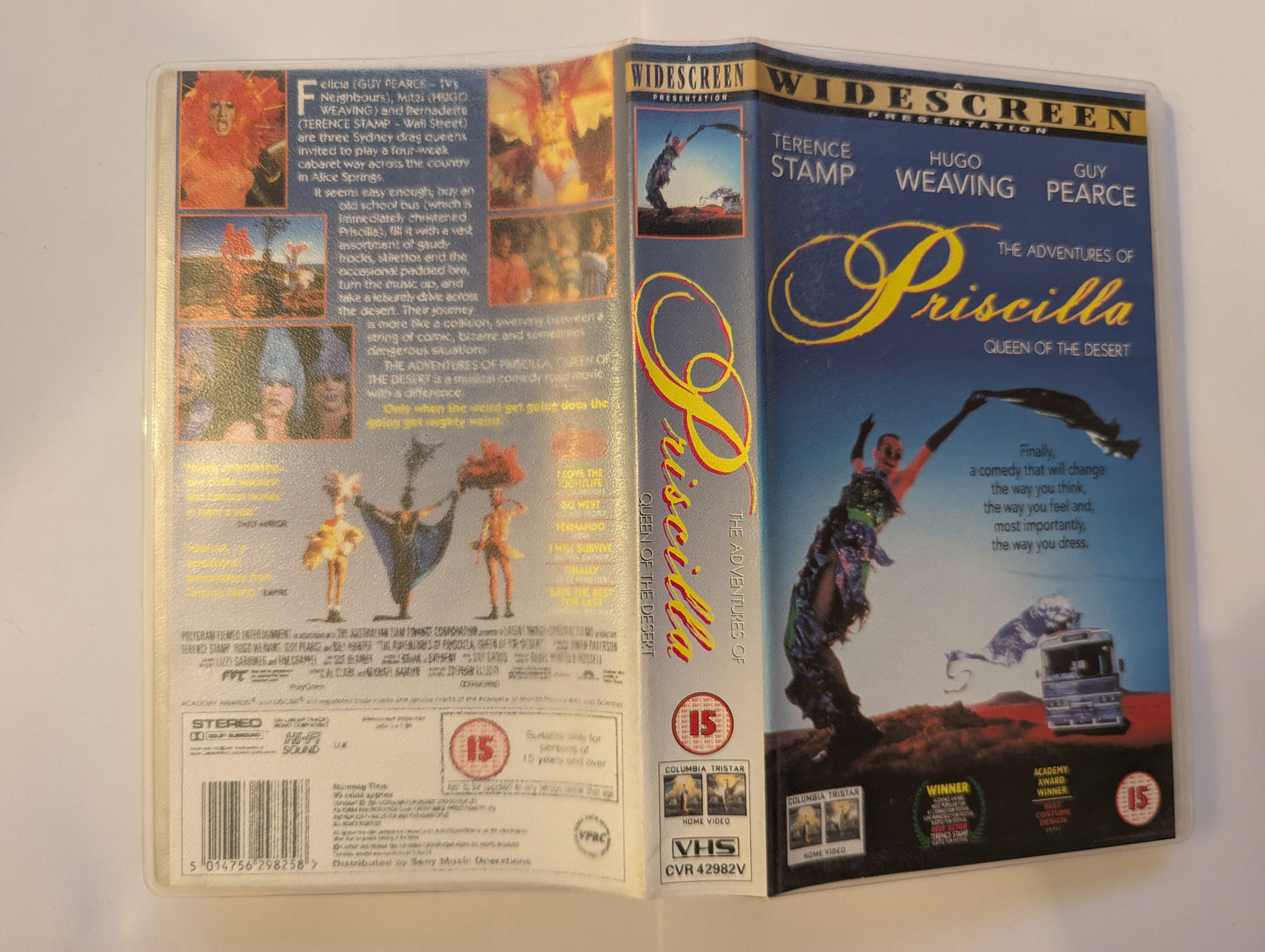 The Adventures Of Priscilla Queen Of The Desert (1994) VHS Video Wide-screen