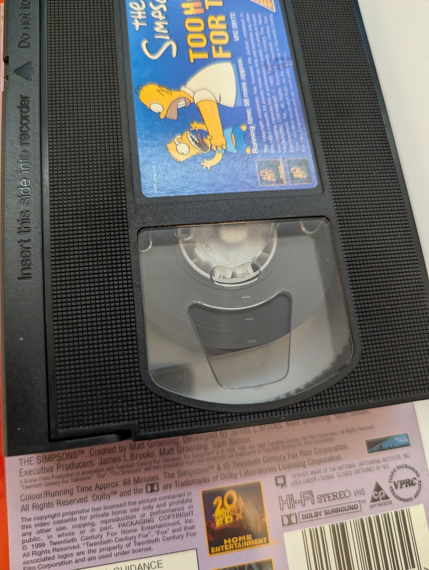 The Simpsons Too Hot For TV (1999) VHS Video