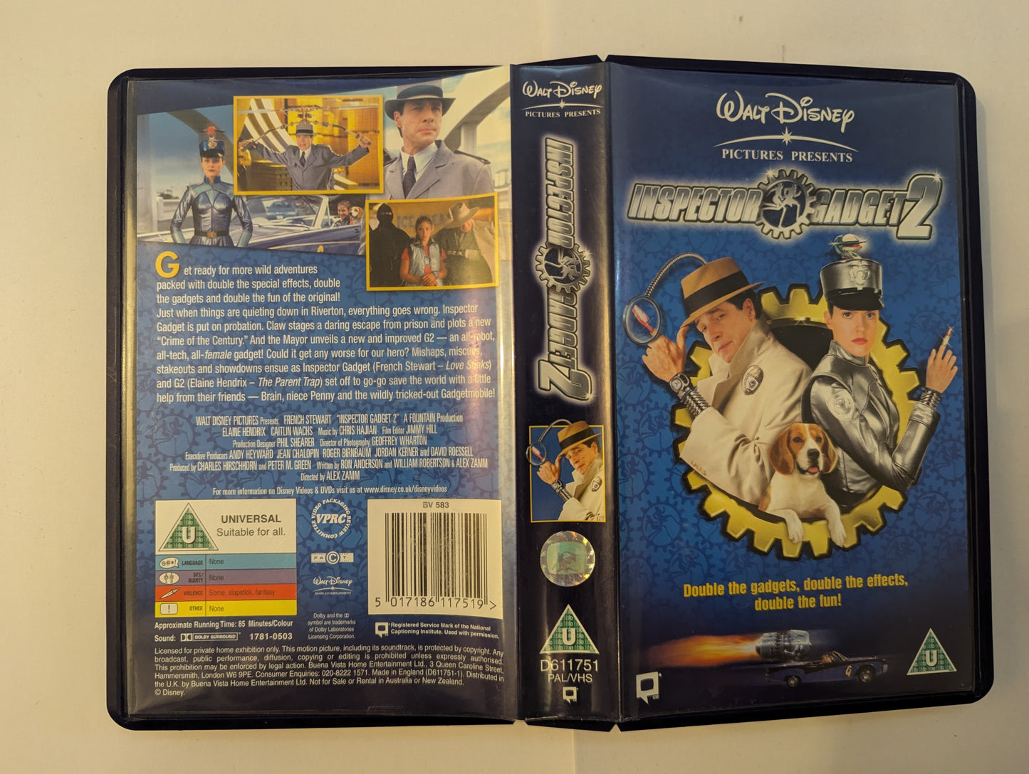 Inspector Gadget 2 (2003) VHS Video