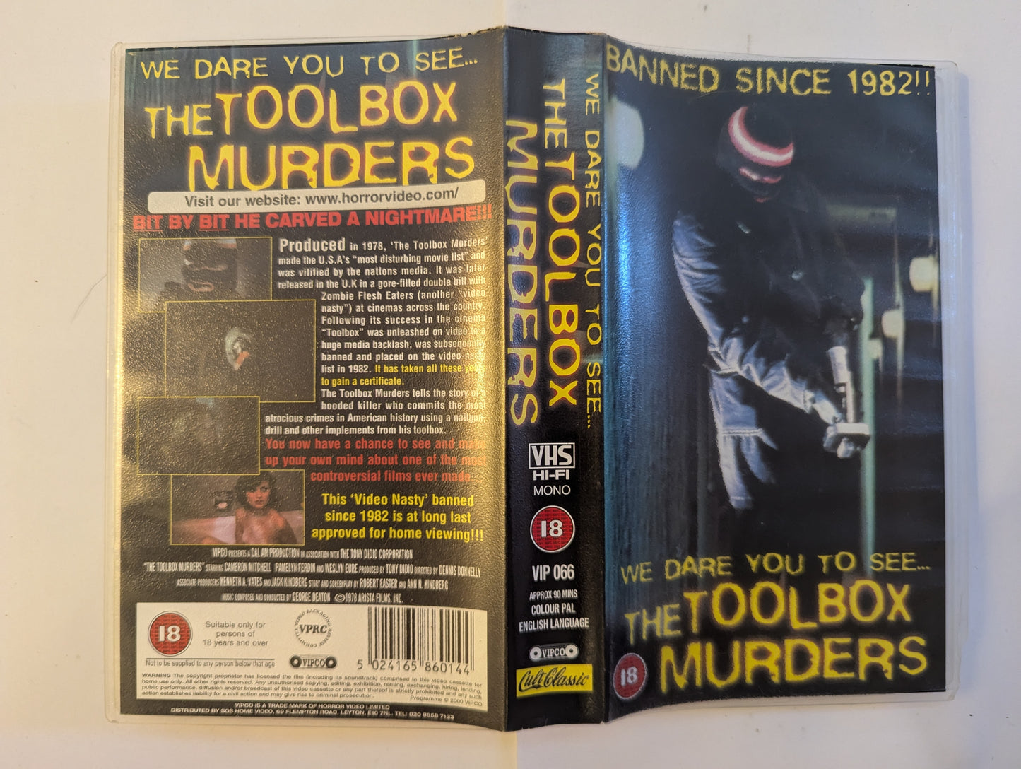 The Toolbox Murders (1978) VHS Video