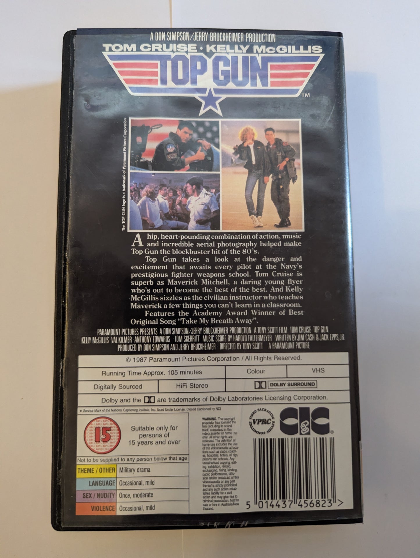 Top Gun (1986) VHS Video