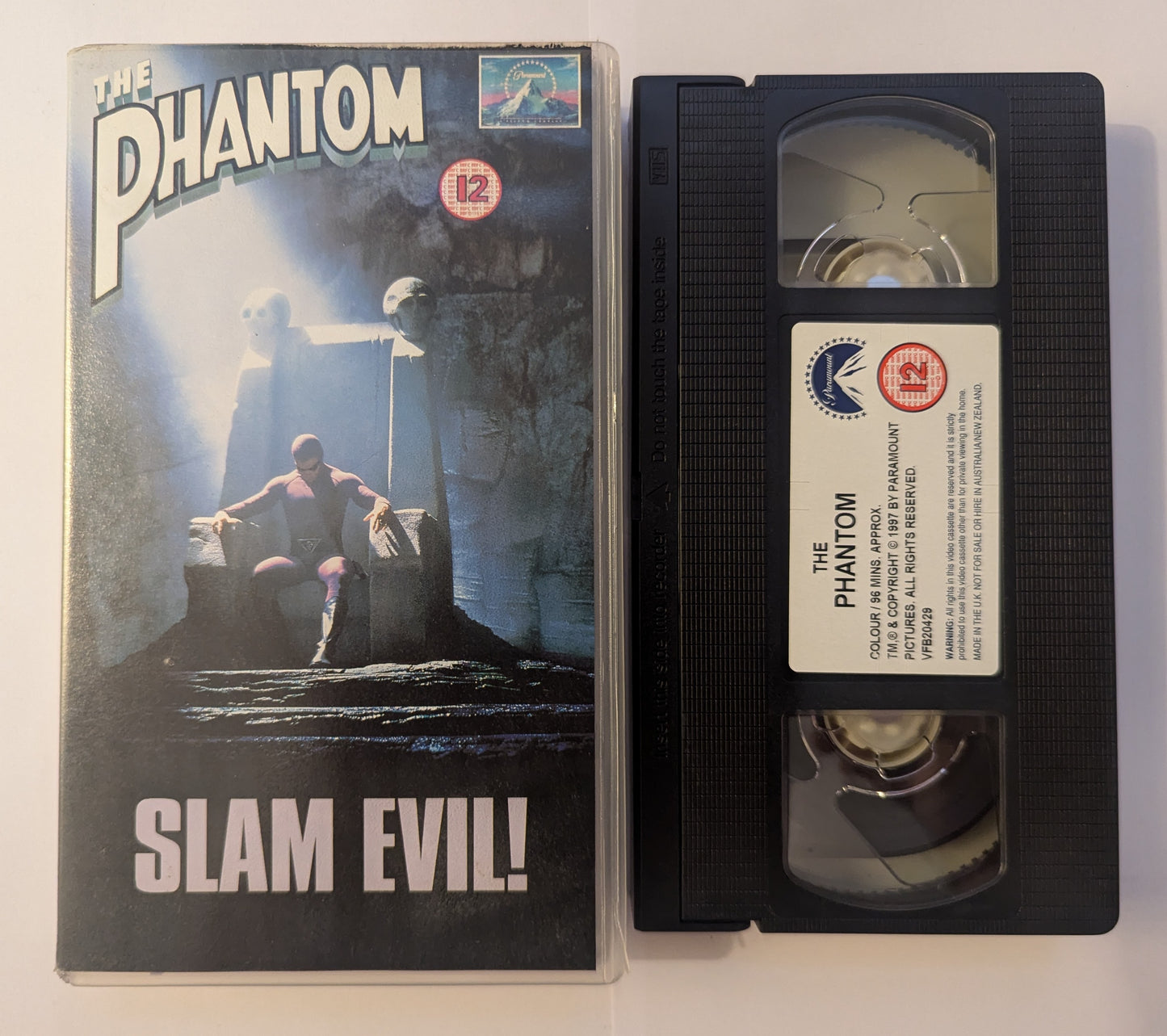 The Phantom (1996) VHS Video