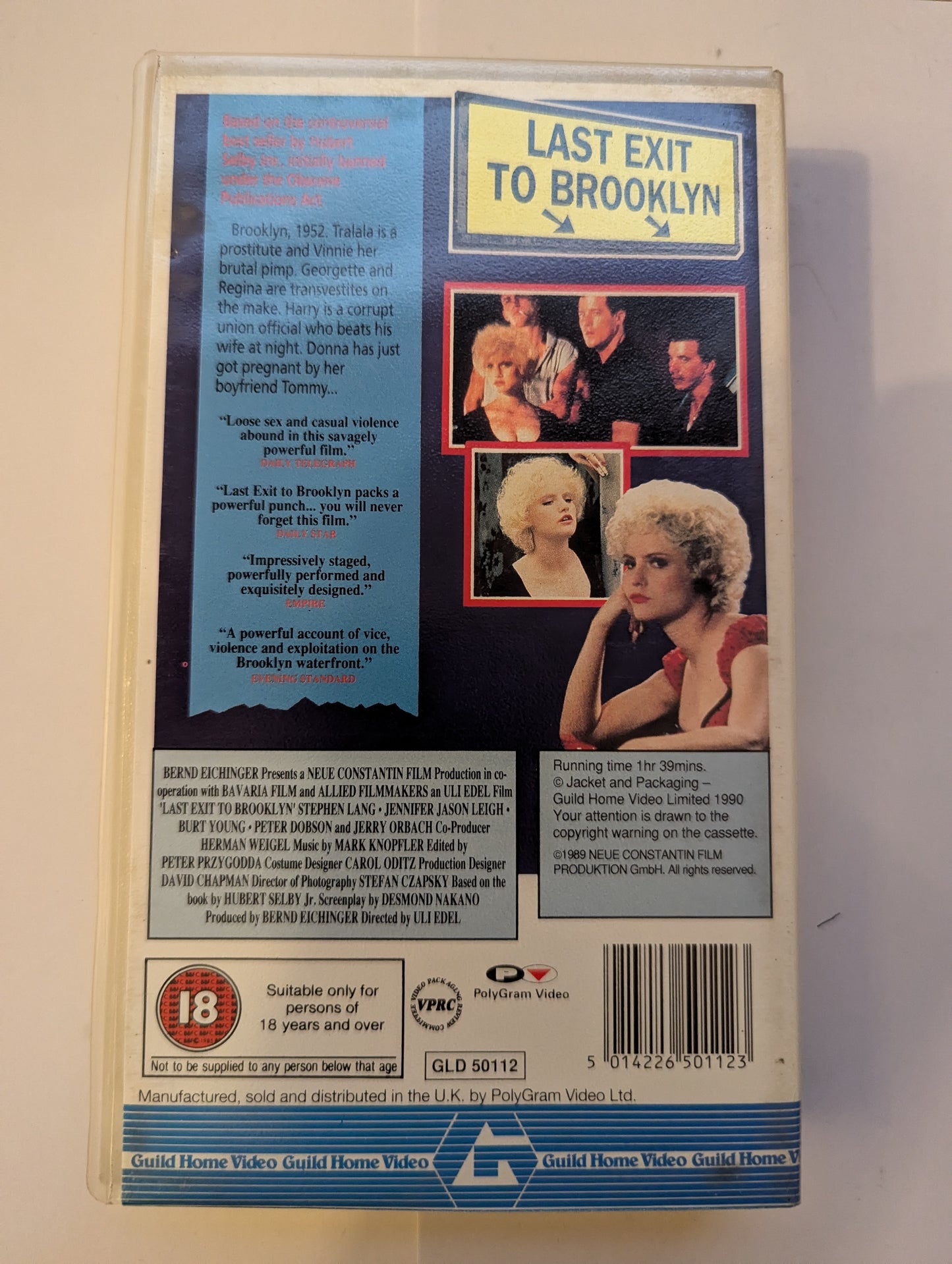 Last Exit To Brooklyn (1989) VHS Video