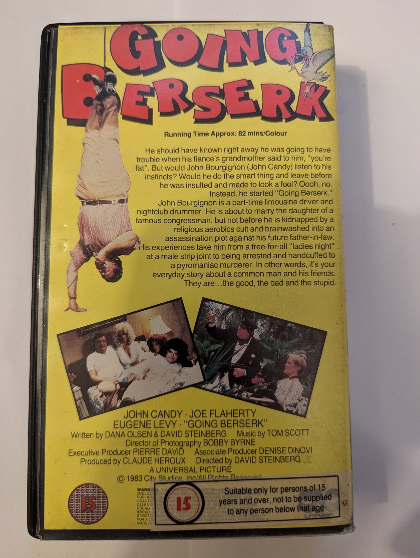 Going Berserk (1983) VHS Video Pre Cert