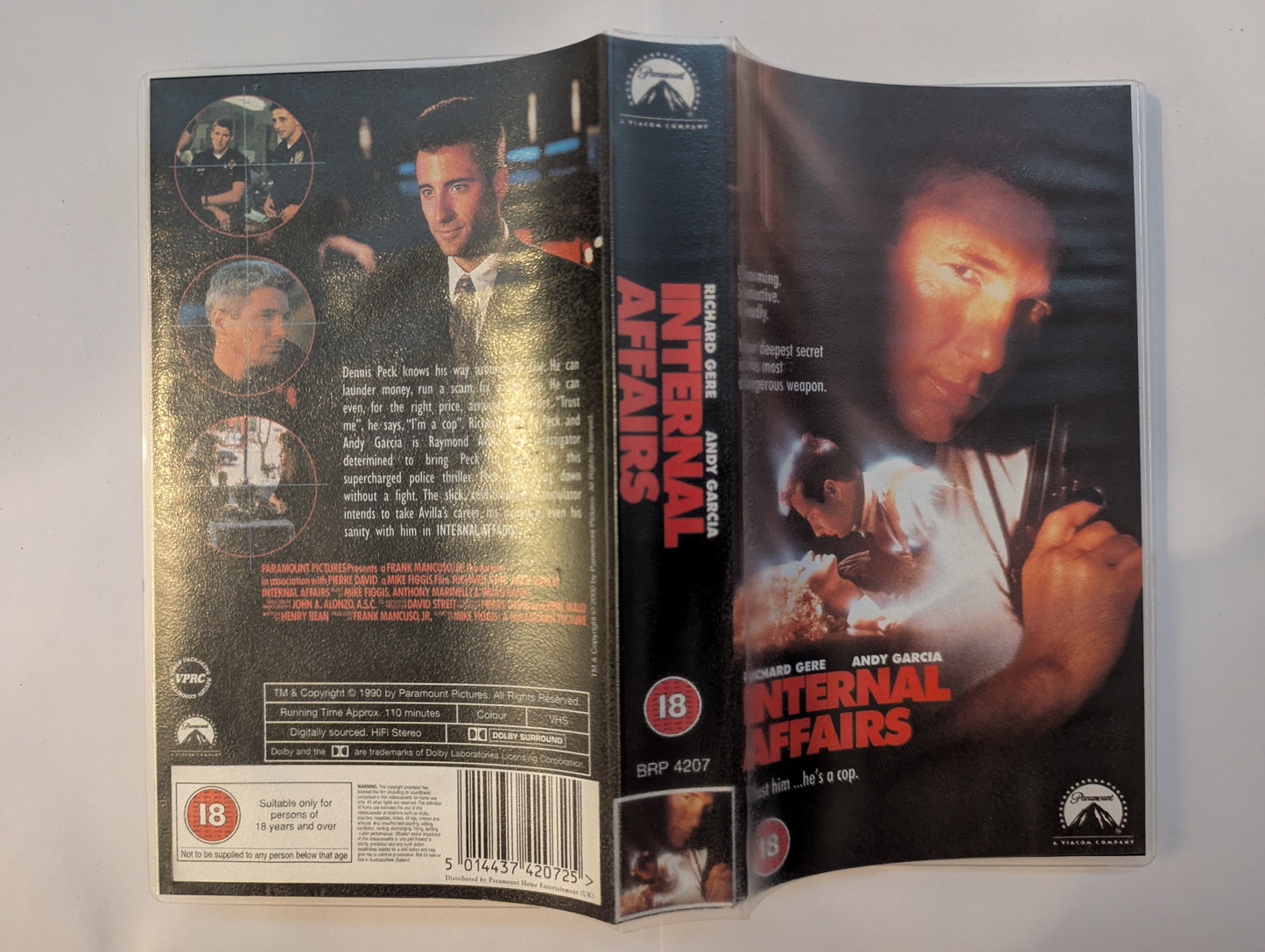 Internal Affairs (1990) VHS Video *Sealed*