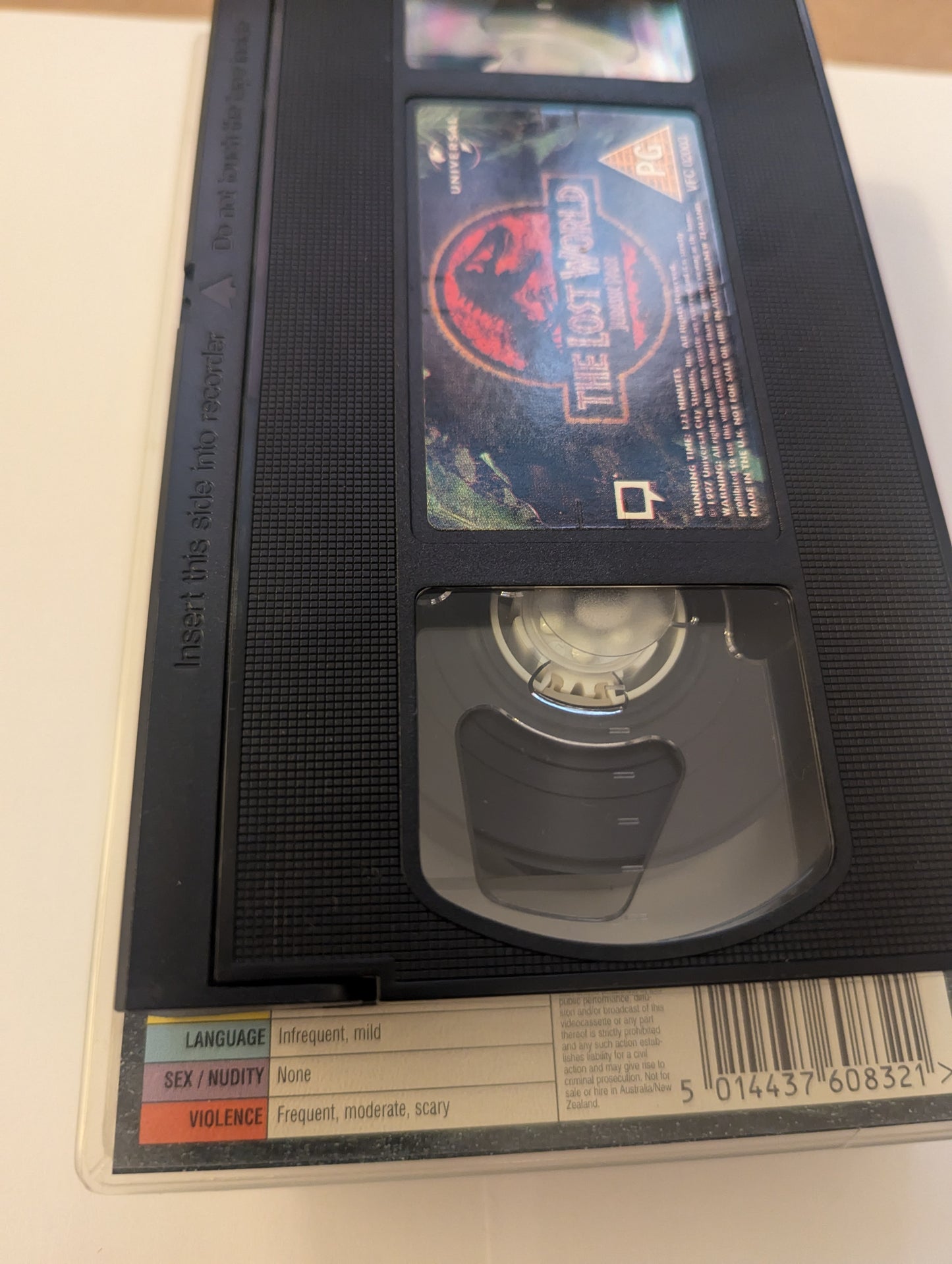 Jurassic Park The Lost World (1997) VHS Video