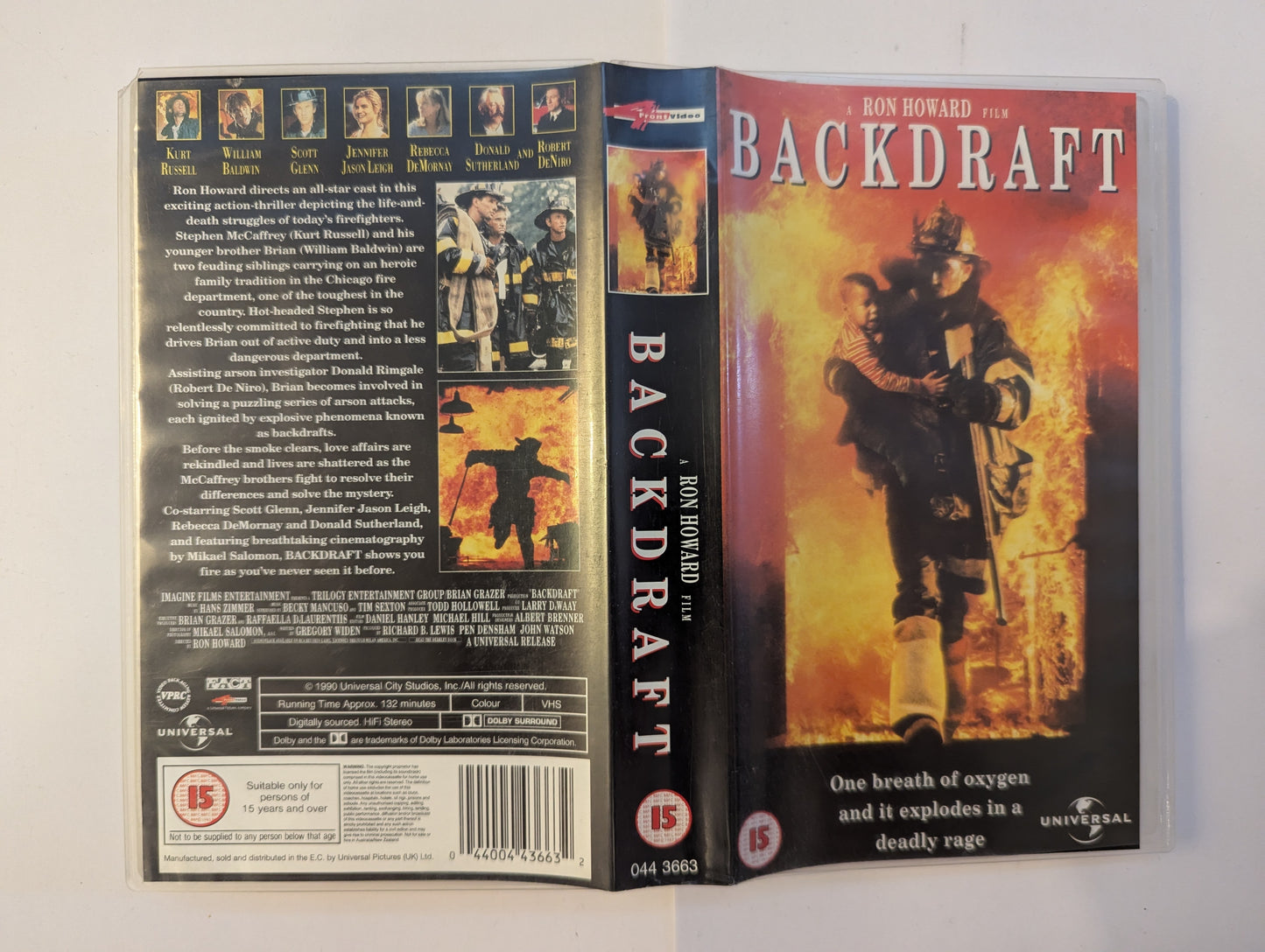 Backdraft (1991) VHS Video 4front