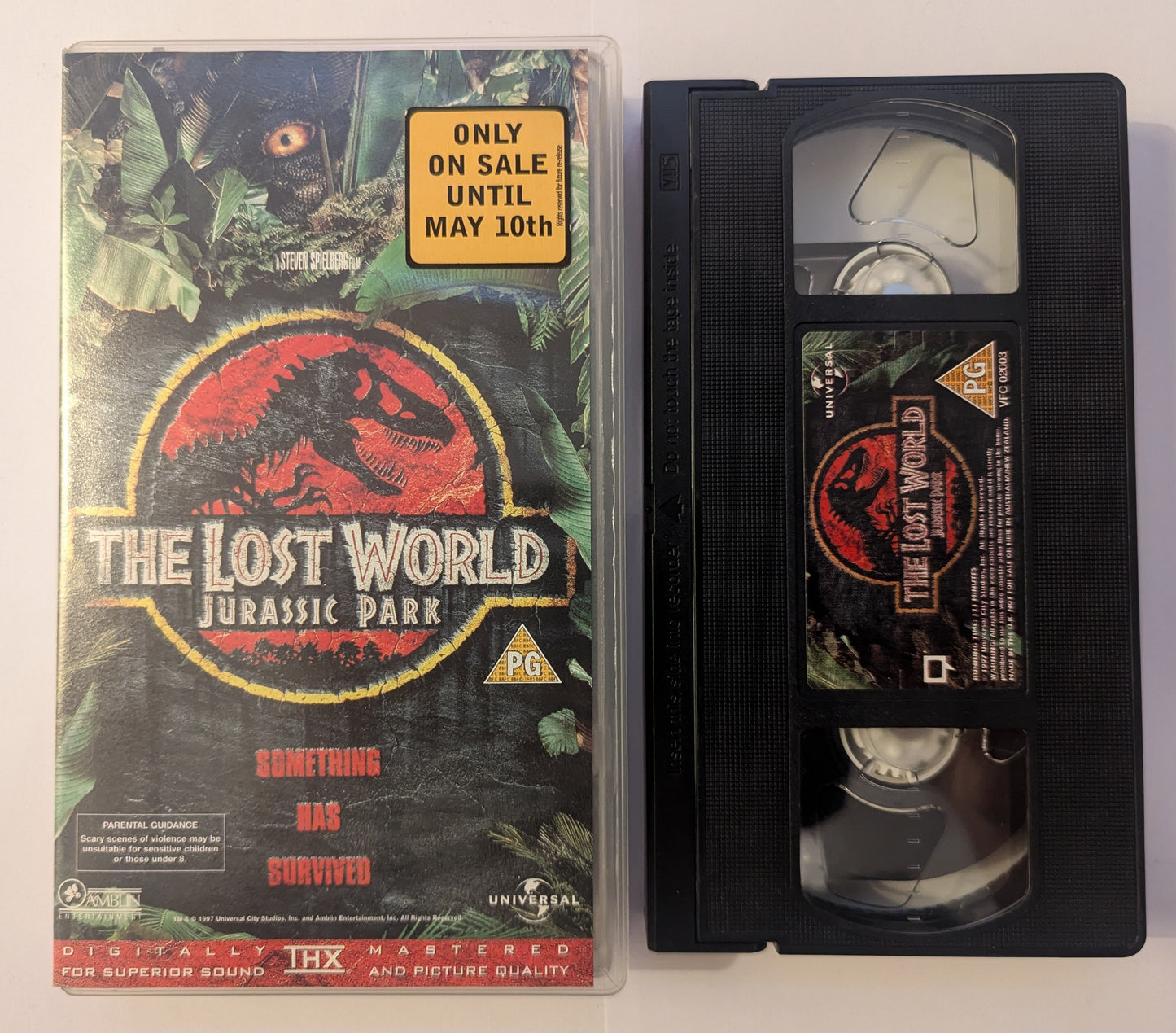 Jurassic Park The Lost World (1997) VHS Video