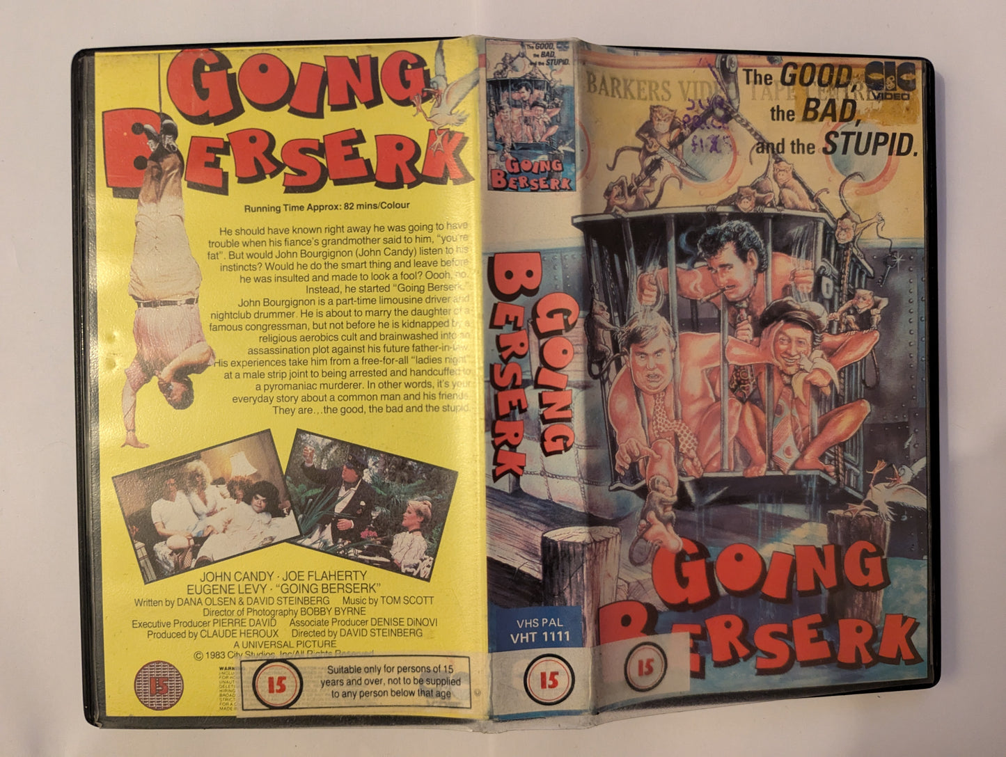 Going Berserk (1983) VHS Video Pre Cert