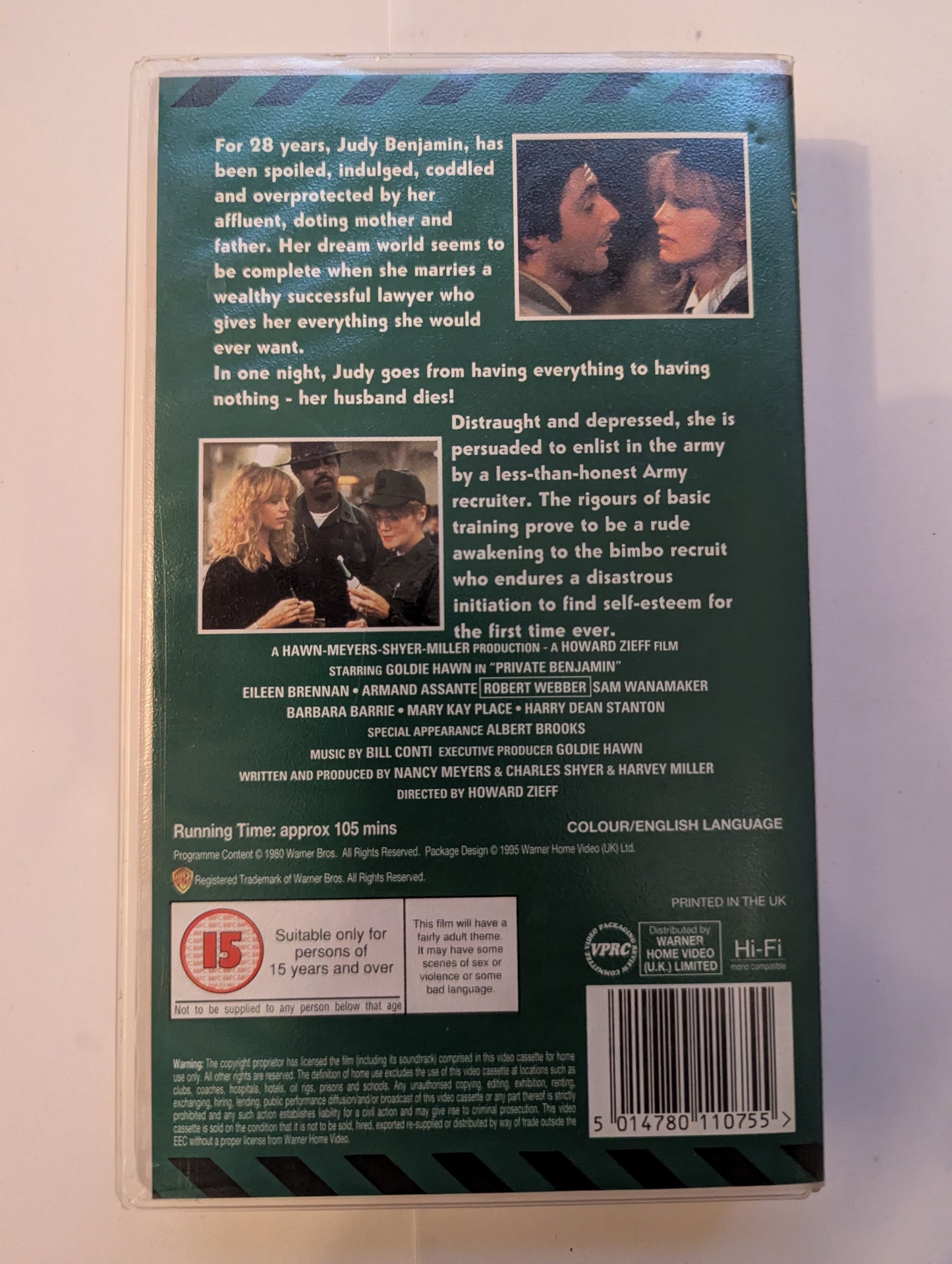 Private Benjamin (1980) VHS Video