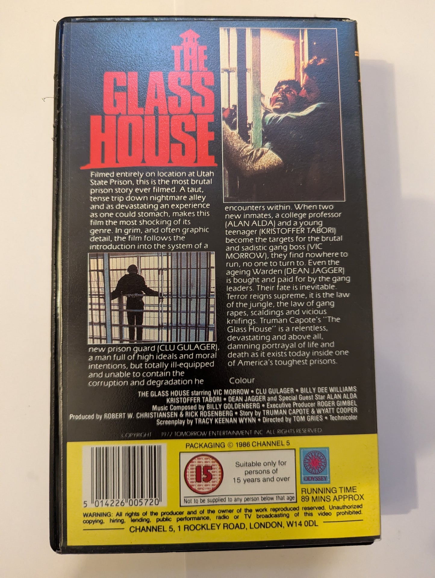 The Glass House (1972) VHS Video