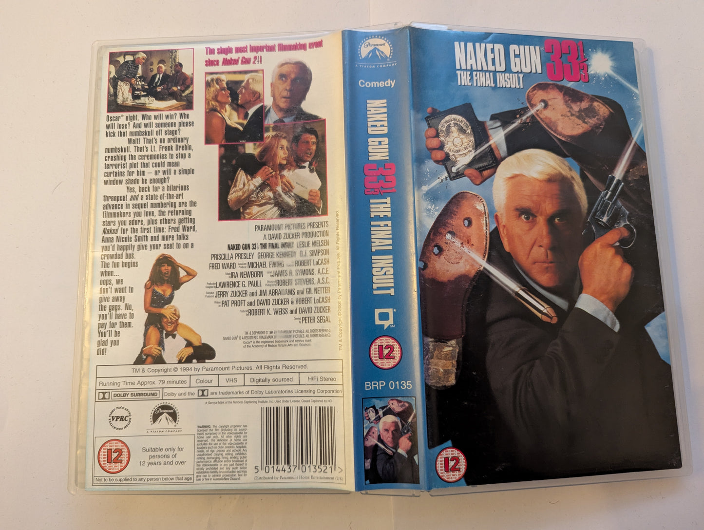 Naked Gun 33⅓ (1994) VHS Video