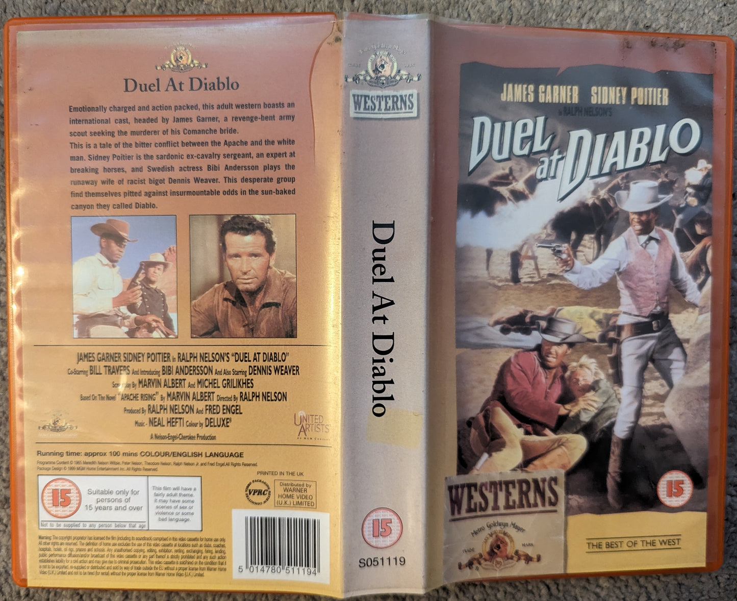 Duel At Diablo (1966) VHS Video *Sealed,*