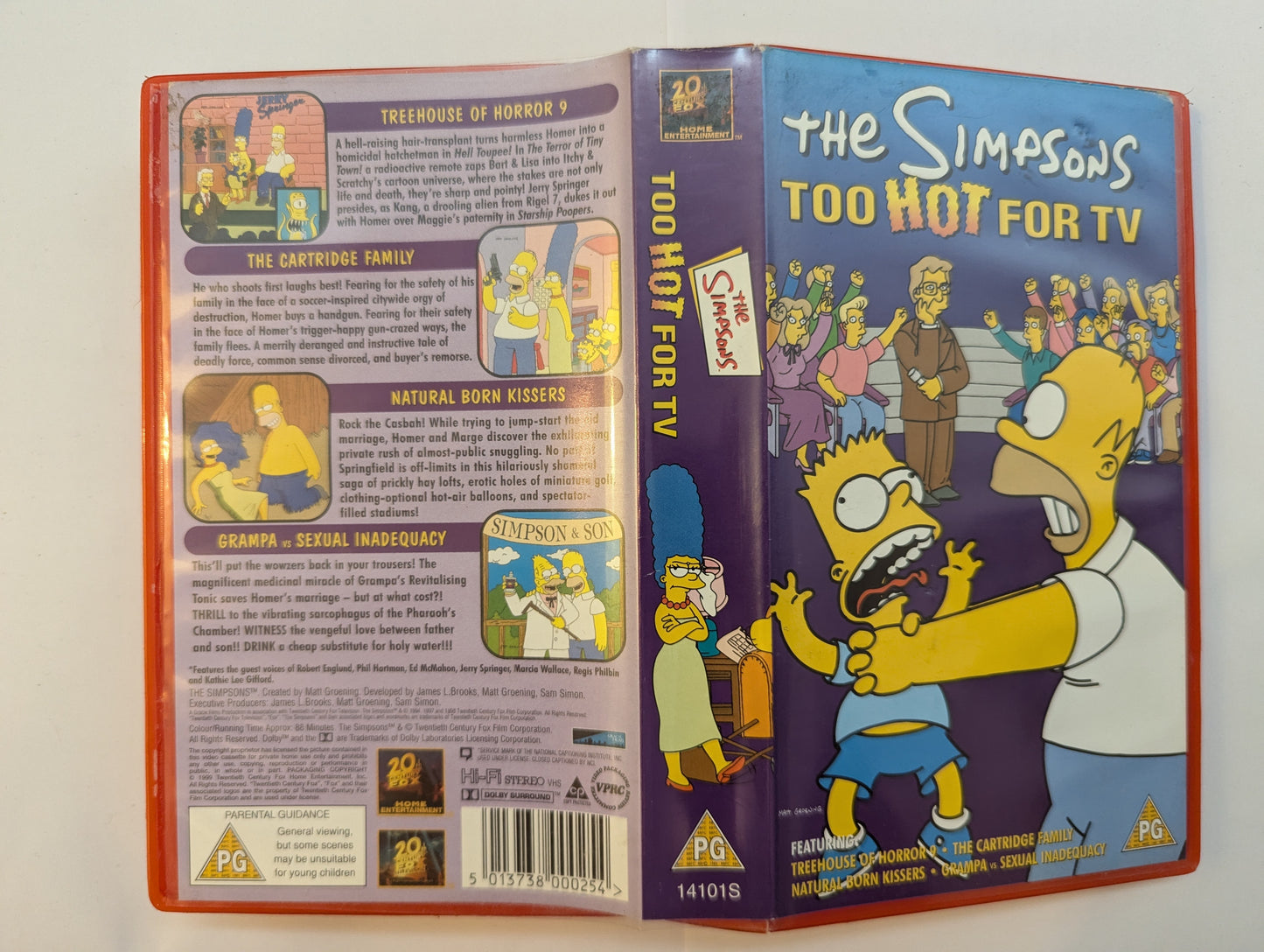 The Simpsons Too Hot For TV (1999) VHS Video