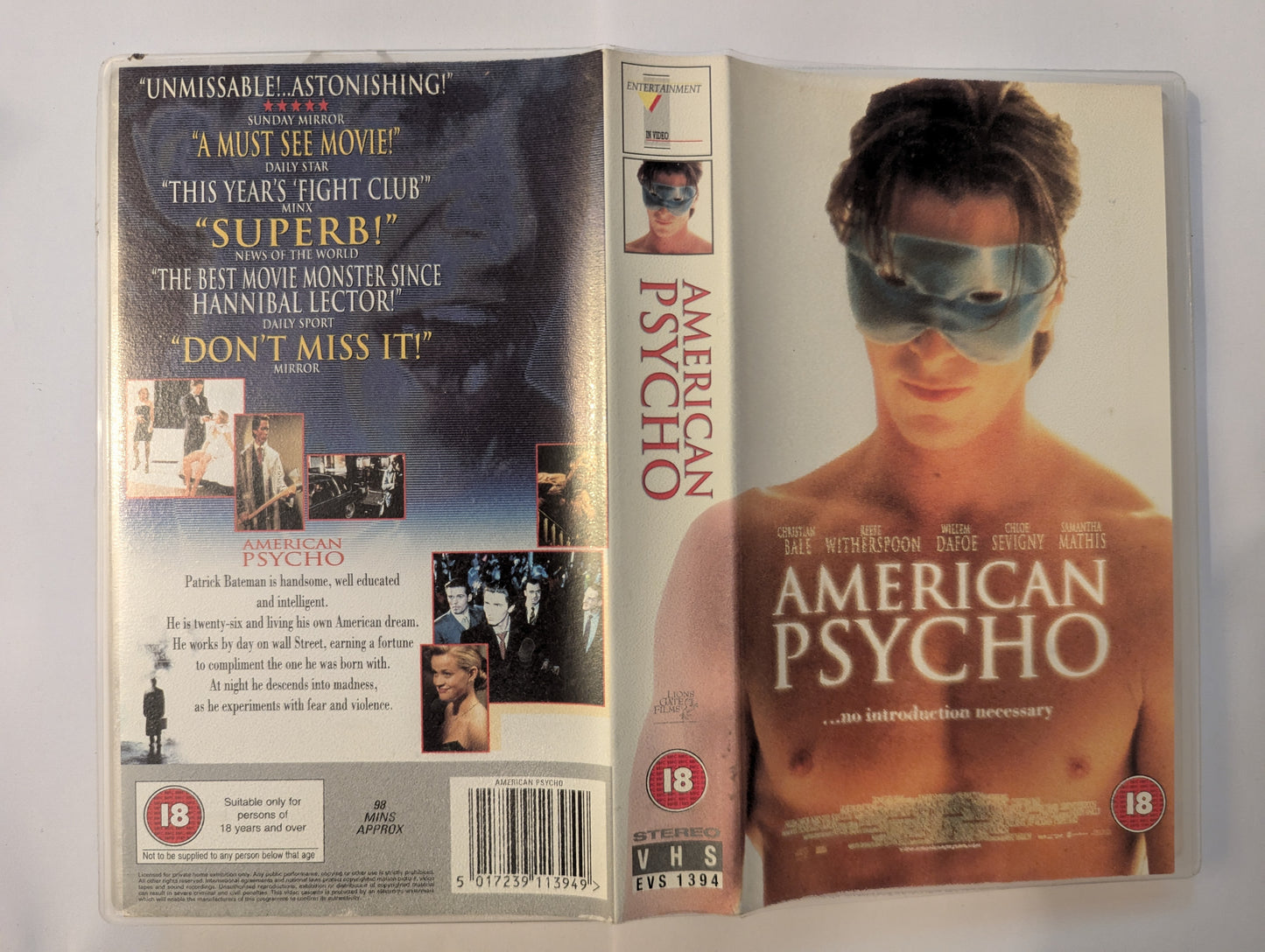 American Psycho (2000) VHS Video