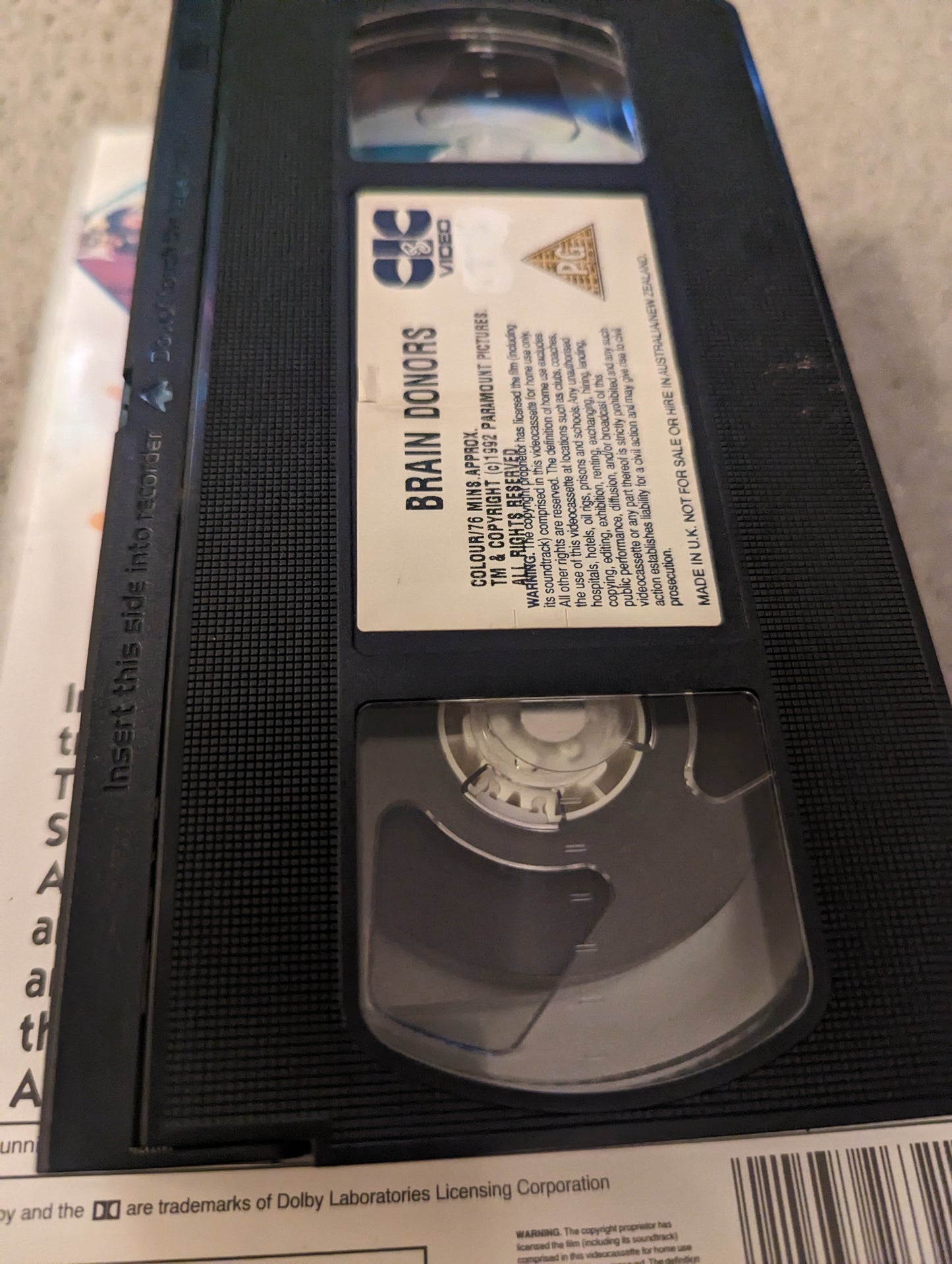 Brain Donors (1992) VHS Video Ex Rental