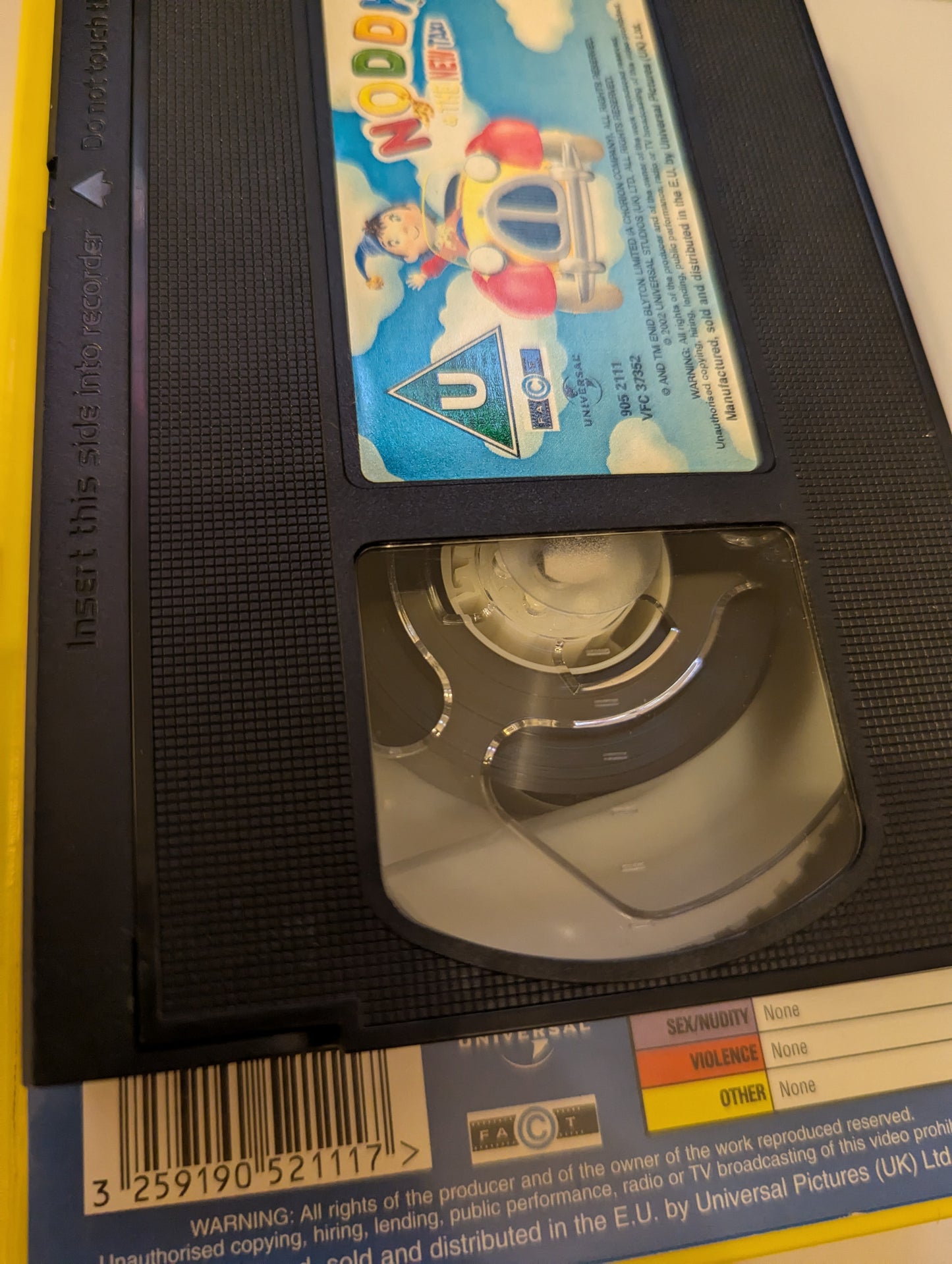 Noddy The New Taxi VHS Video Yellow Case