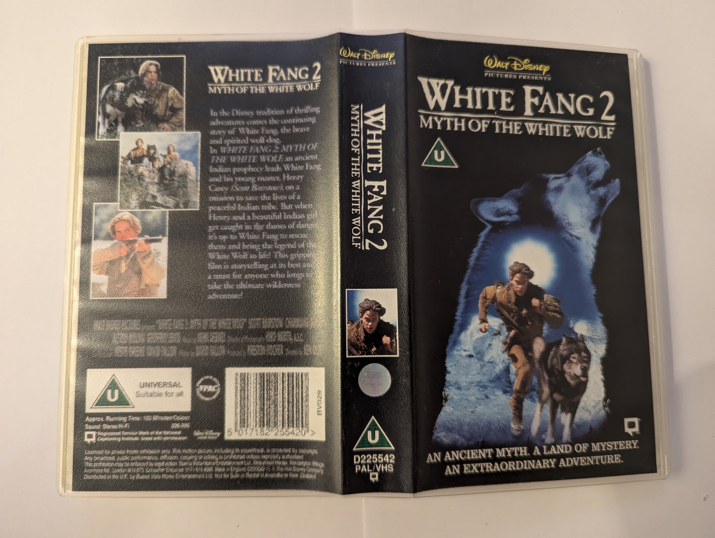 White Fang 2 Myth Of The White Wolf (1994) VHS Video