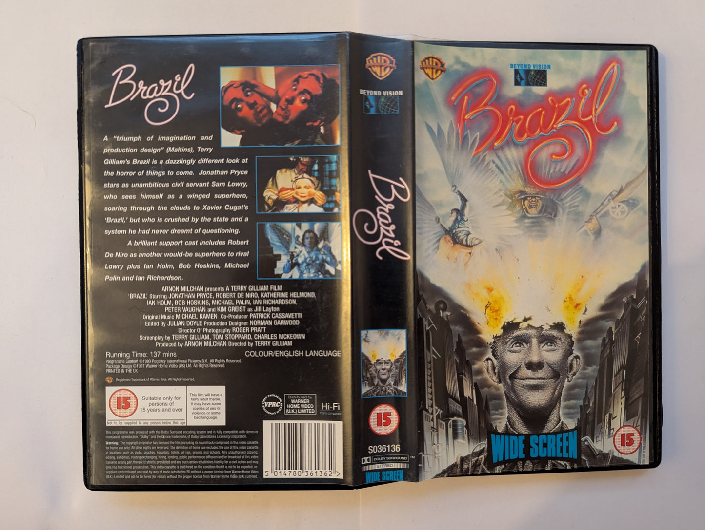 Brazil (1985) VHS Video Wide-screen