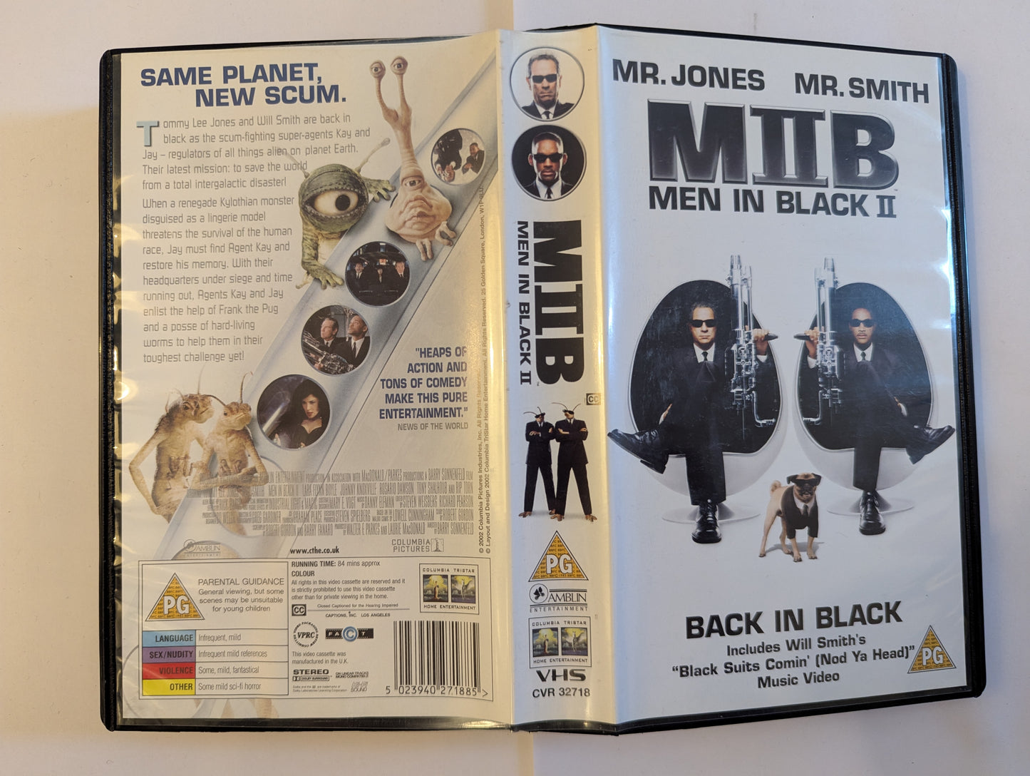 Men In Black II 2 (2002) VHS Video