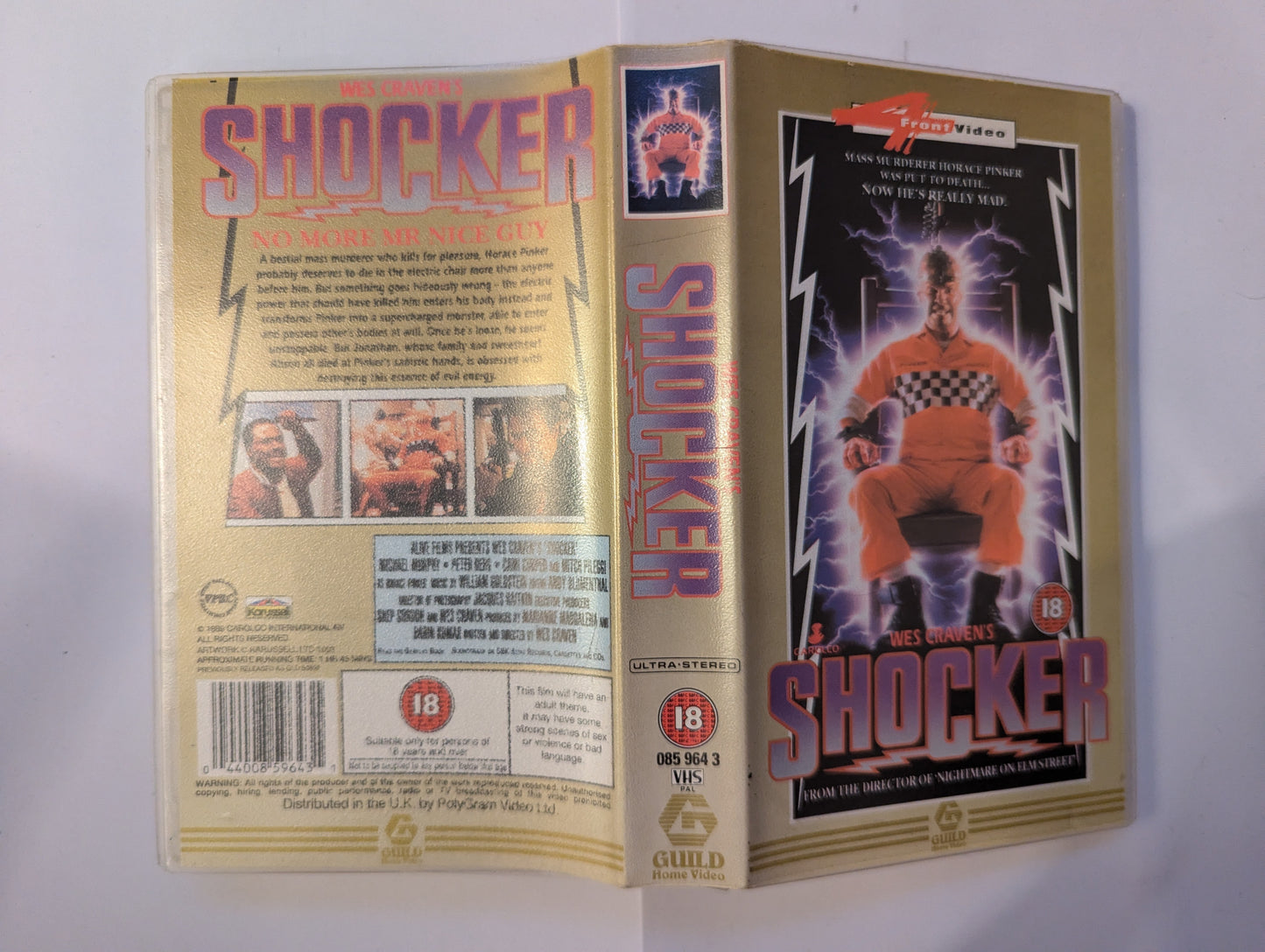 Shocker (1989) VHS Video