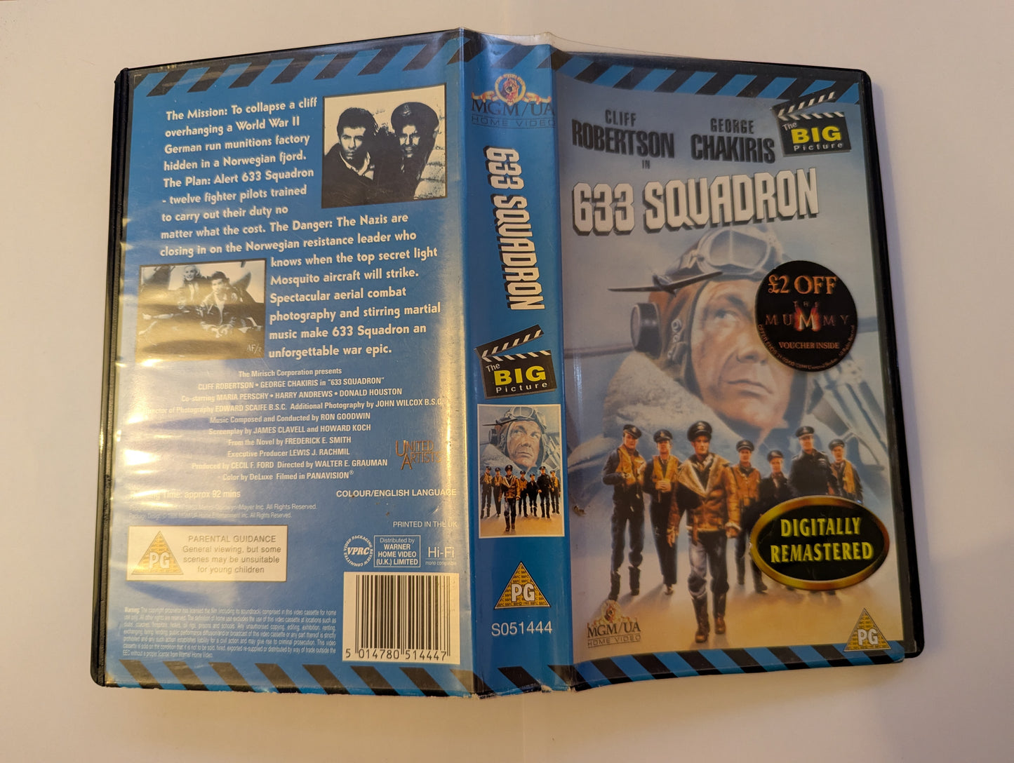 633 Squadron (1964) VHS Video