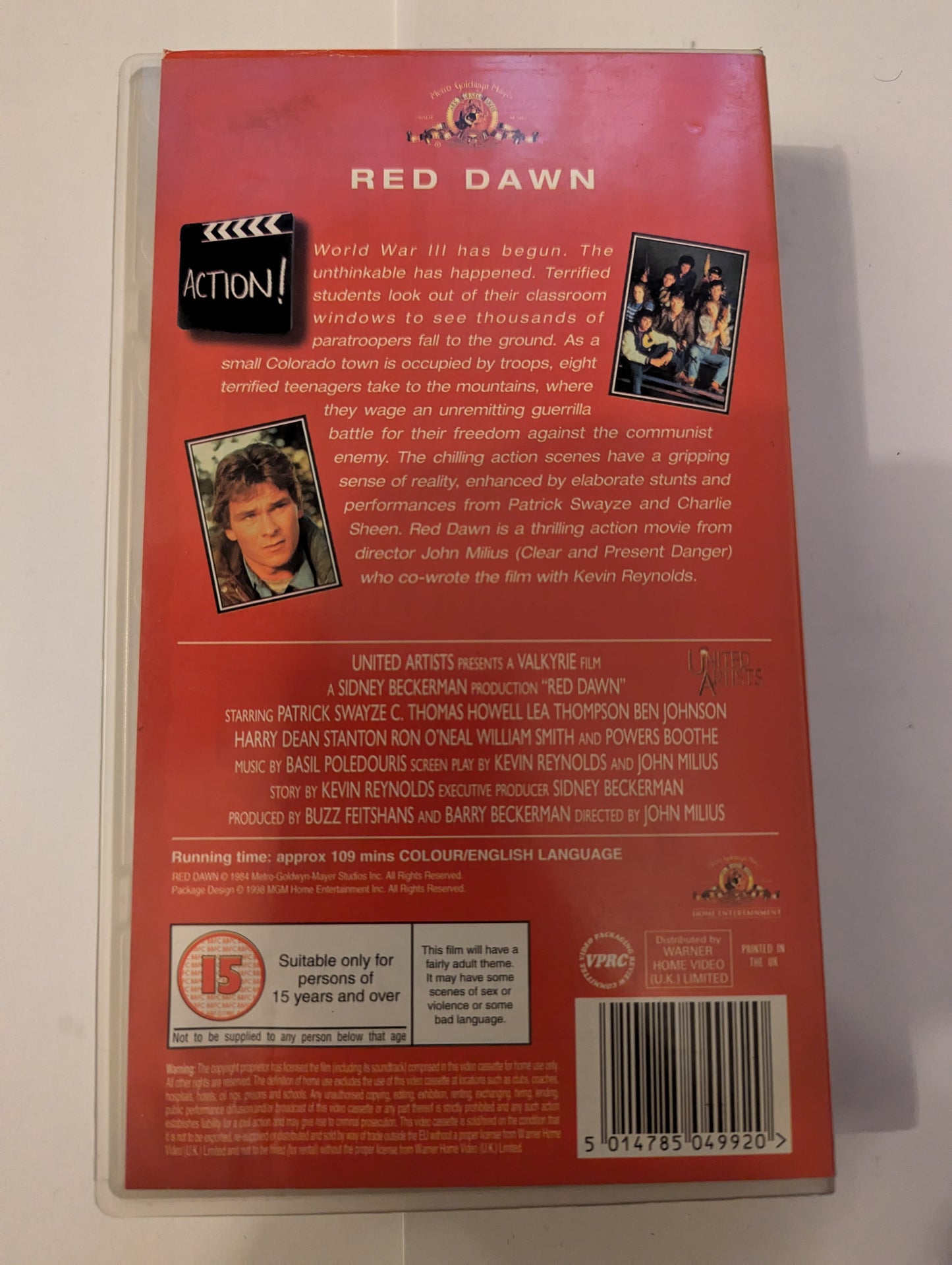 Red Dawn (1984) VHS Video