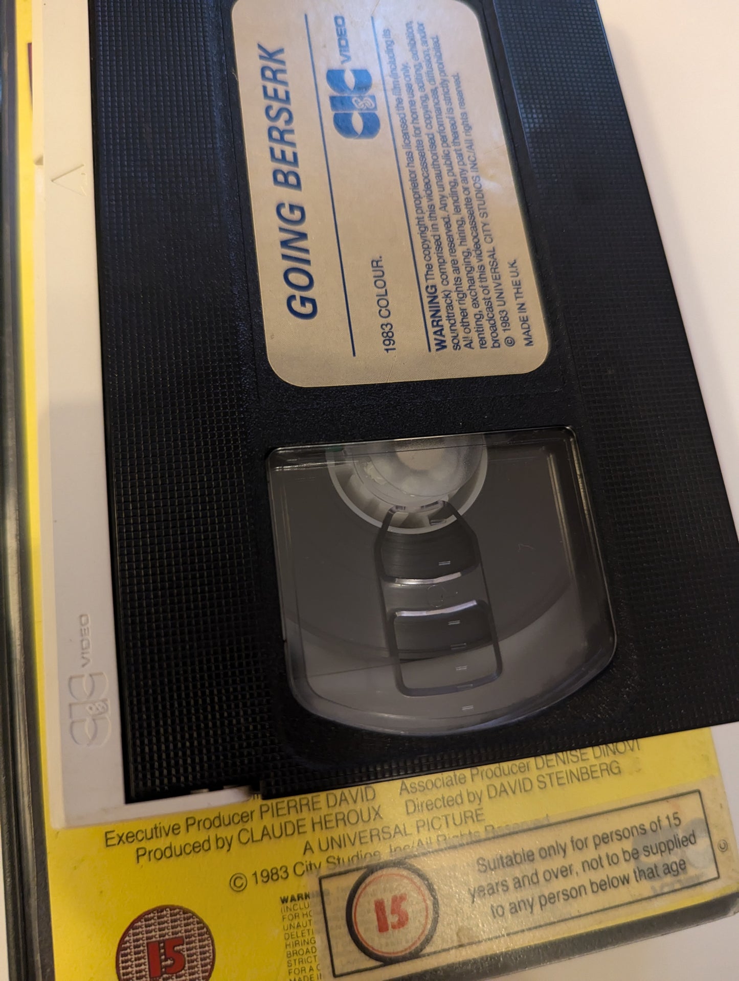 Going Berserk (1983) VHS Video Pre Cert