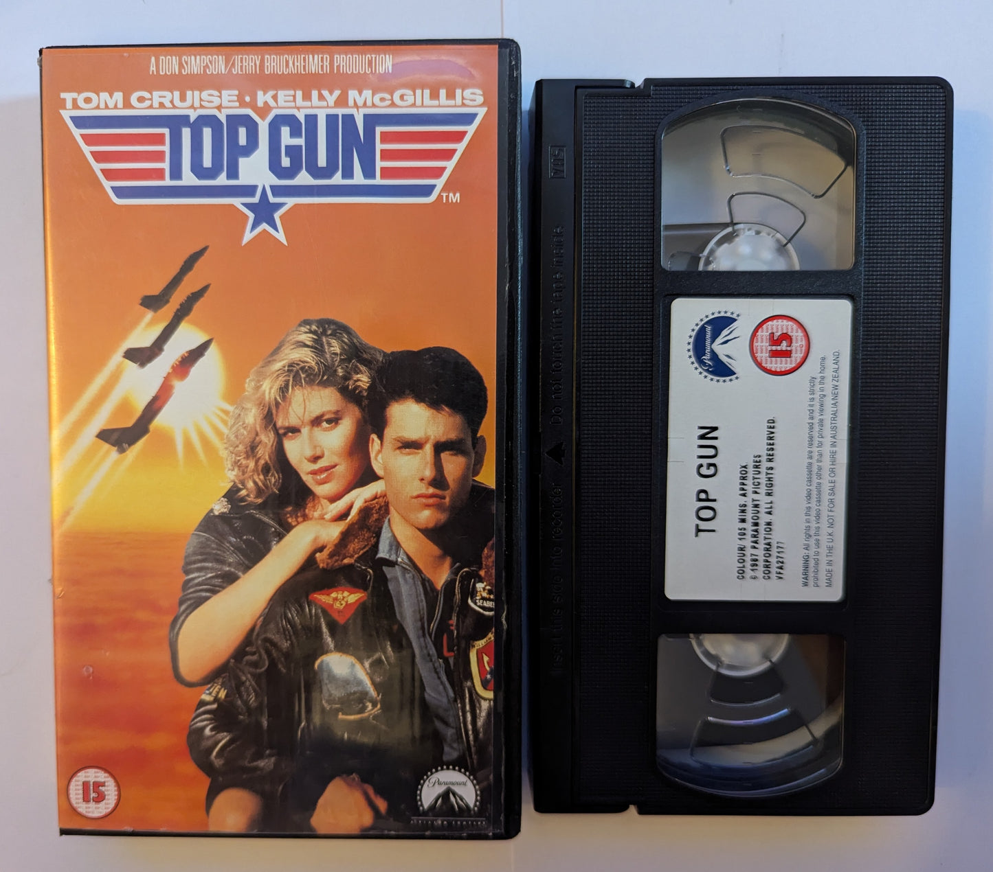 Top Gun (1986) VHS Video