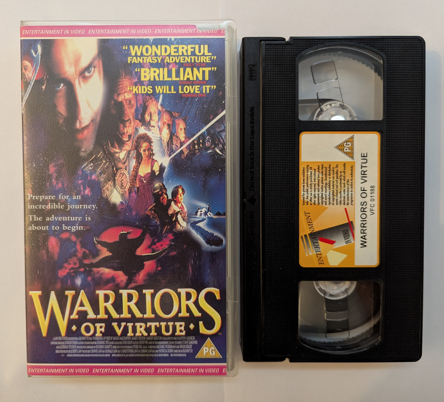 Warriors of Virtue VHS Video (1997)