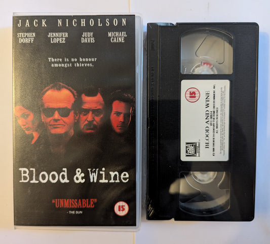 Blood & Wine (1996) VHS Video *Sealed*