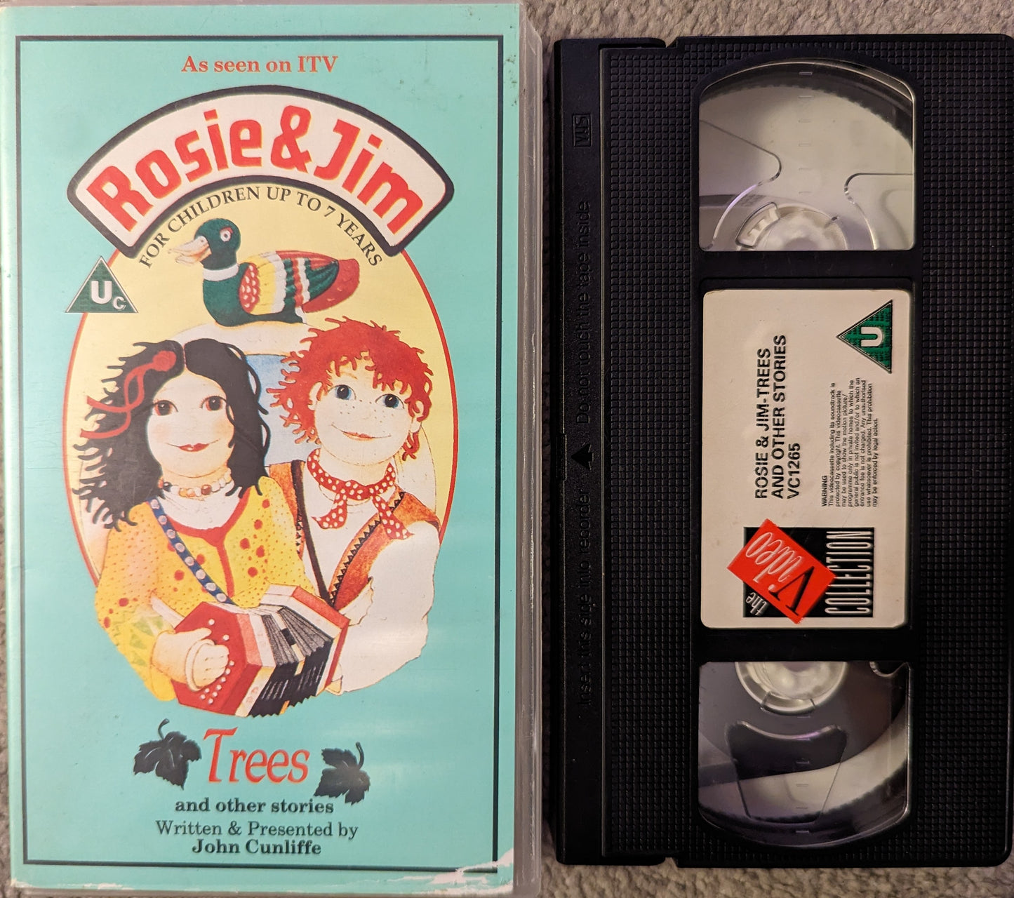 Rosie & Jim Trees VHS Video