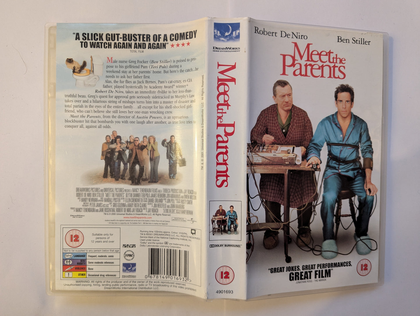 Meet The Parents (2000) VHS Video