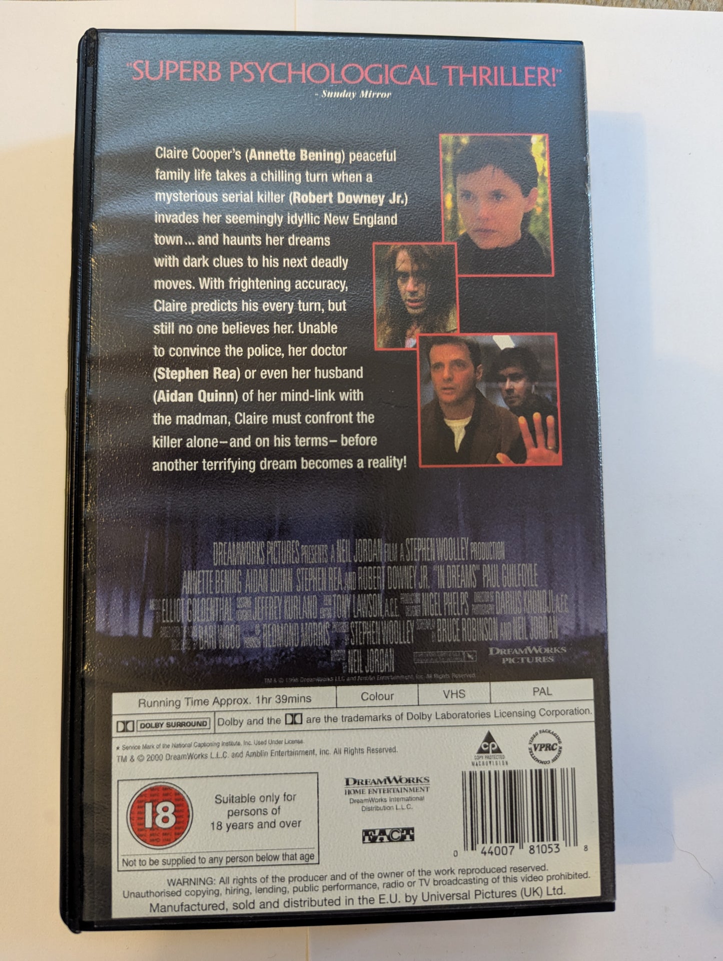 In Dreams (1999) VHS Video *Sealed*