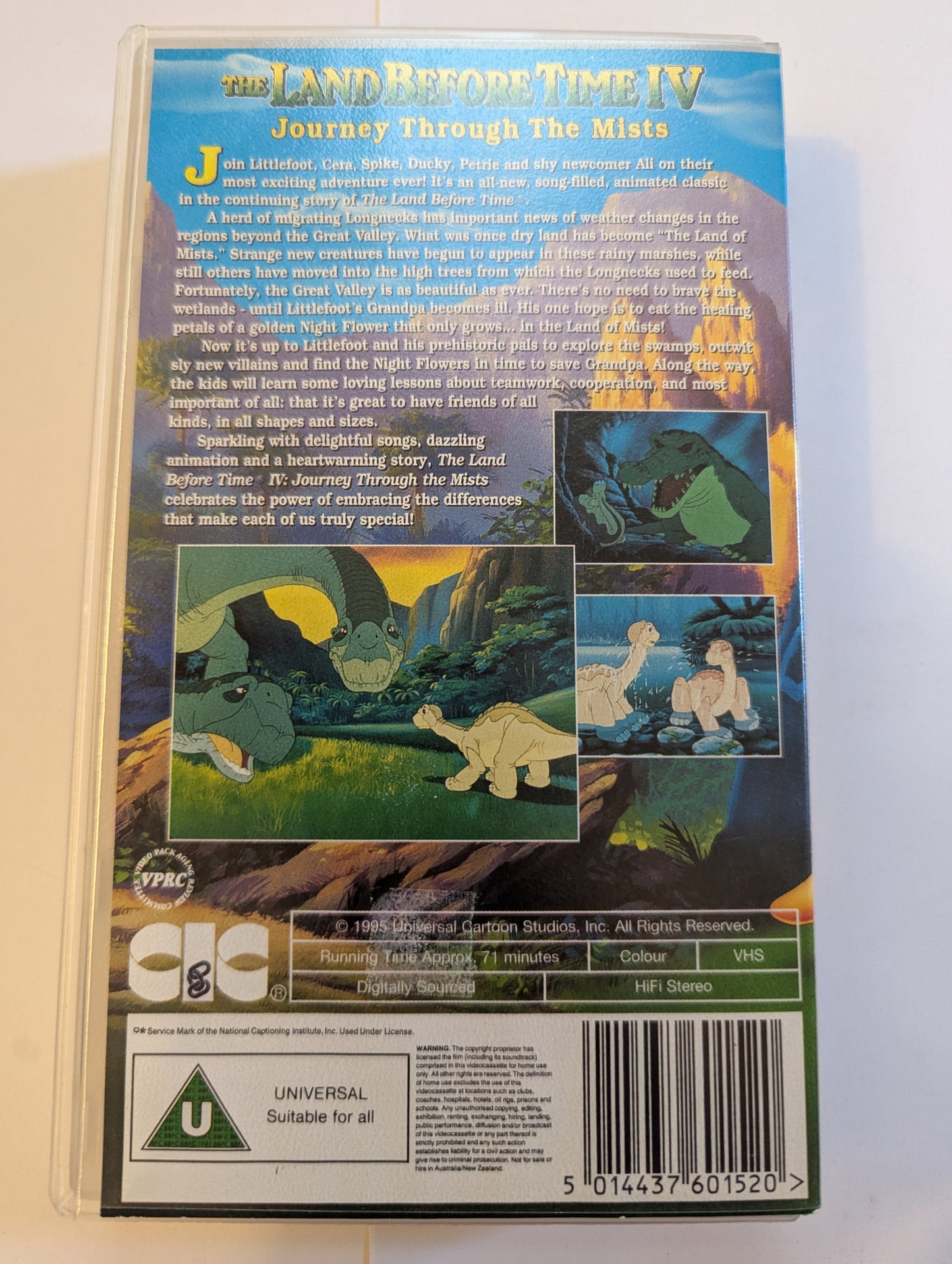 Land Before Time 4 IV (1996) VHS Video