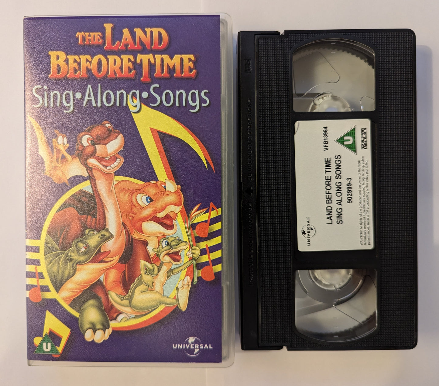 Land Before Time Sing Along Songs VHS Video