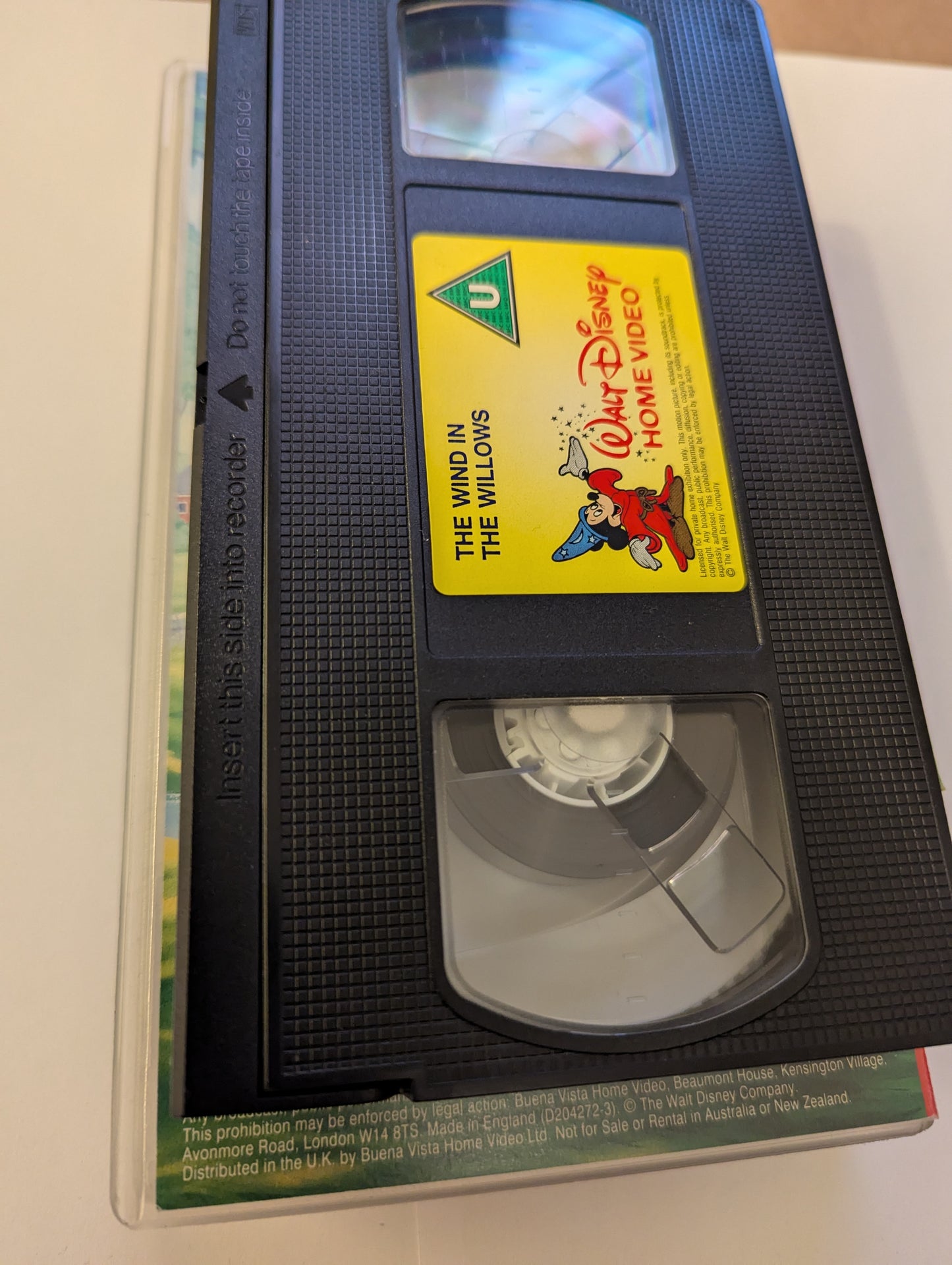 The Wind In The Willows Disney VHS Video