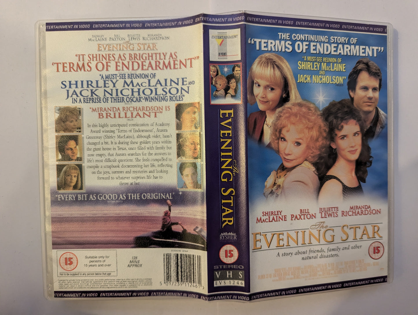 The Evening Star (1996) VHS Video