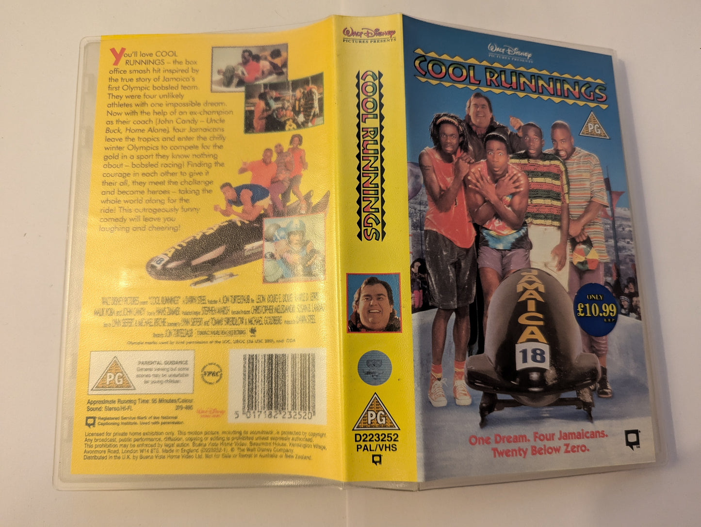 Cool Runnings (1993) VHS Video