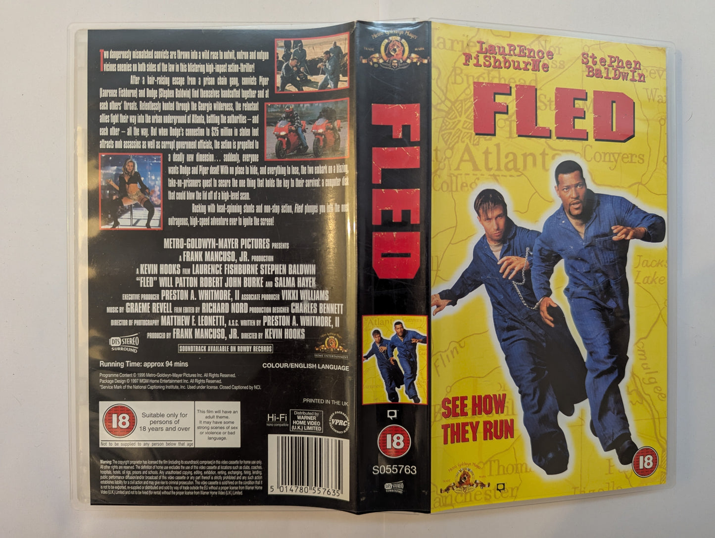 Fled (1996) VHS Video