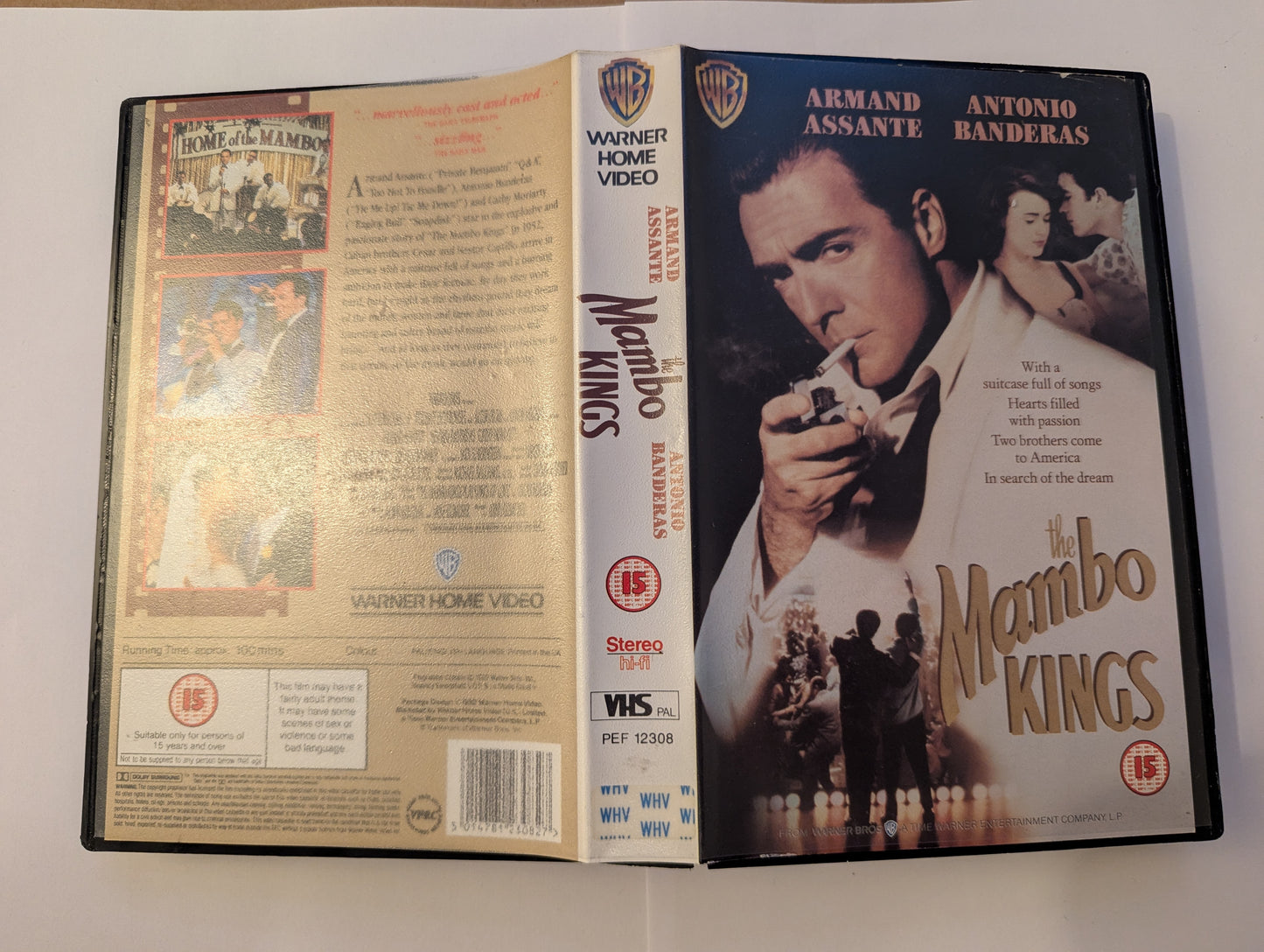 Mambo Kings (1992) VHS Video Ex Rental