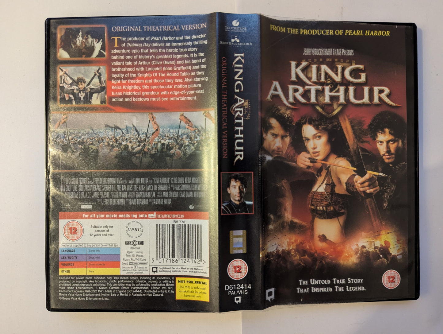 King Arthur (2004) VHS Video