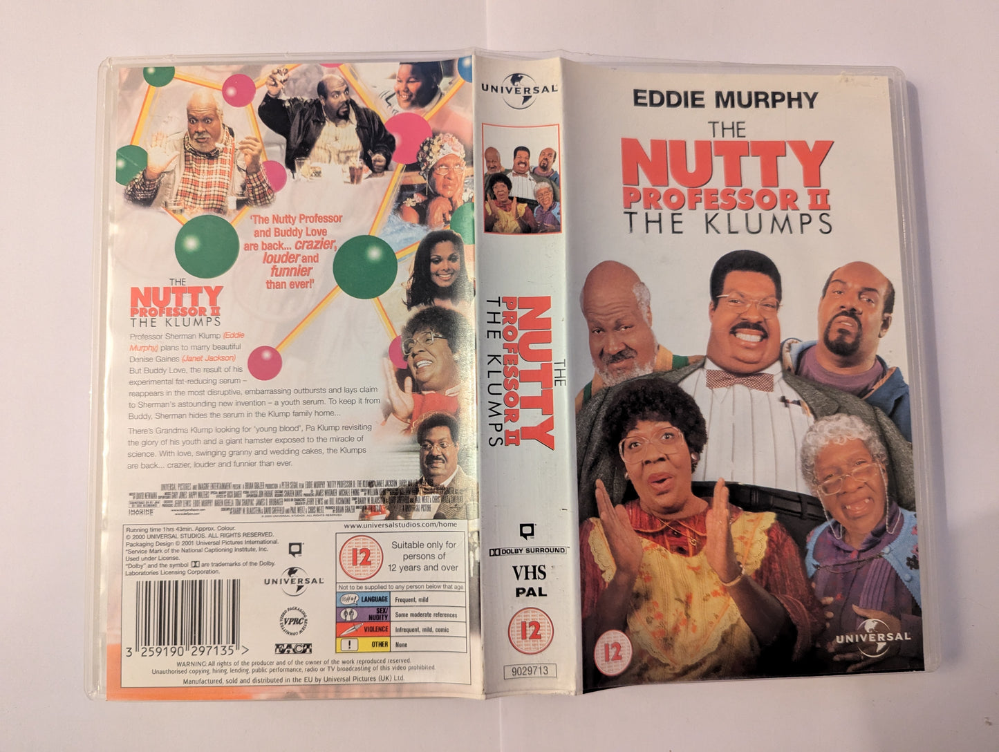 The Nutty Professor 2 The Klump (2000) VHS Video