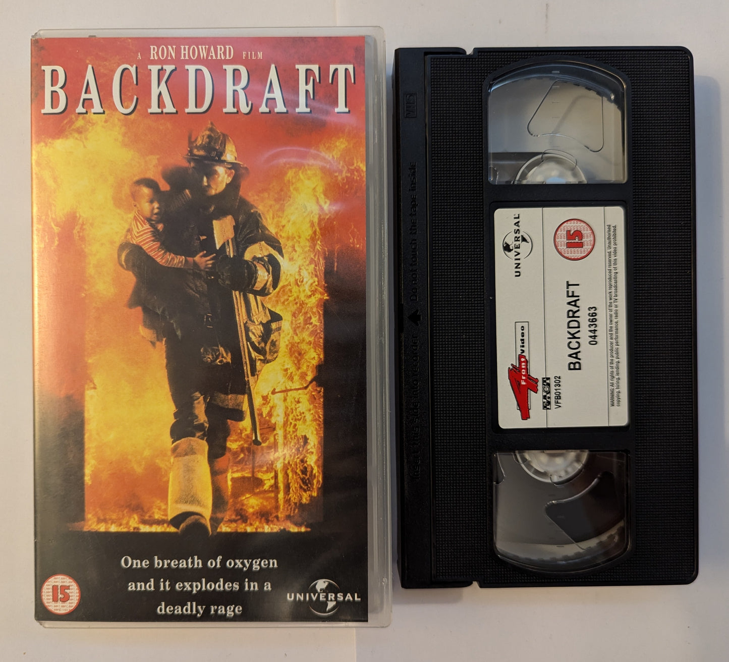 Backdraft (1991) VHS Video 4front