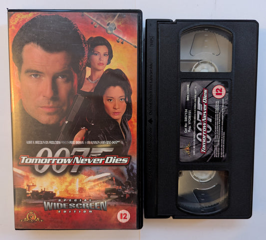 Tomorrow Never Dies (1997) VHS Video Wide-screen