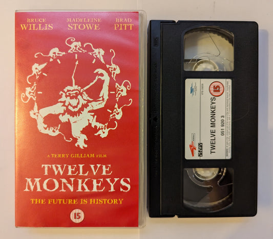 12 Twelve Monkeys (1995) VHS Video (4front)