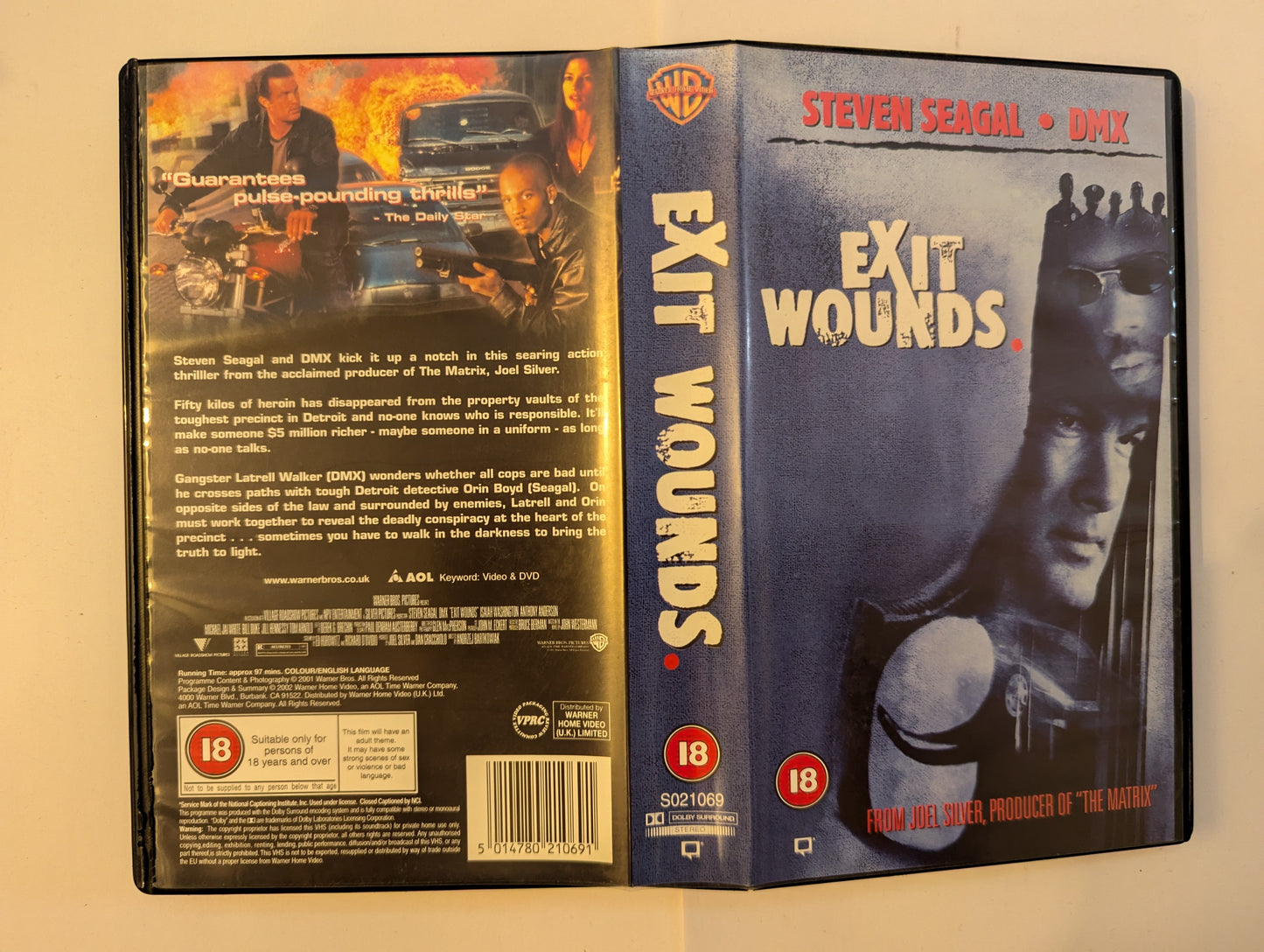 Exit Wounds (2001) VHS Video